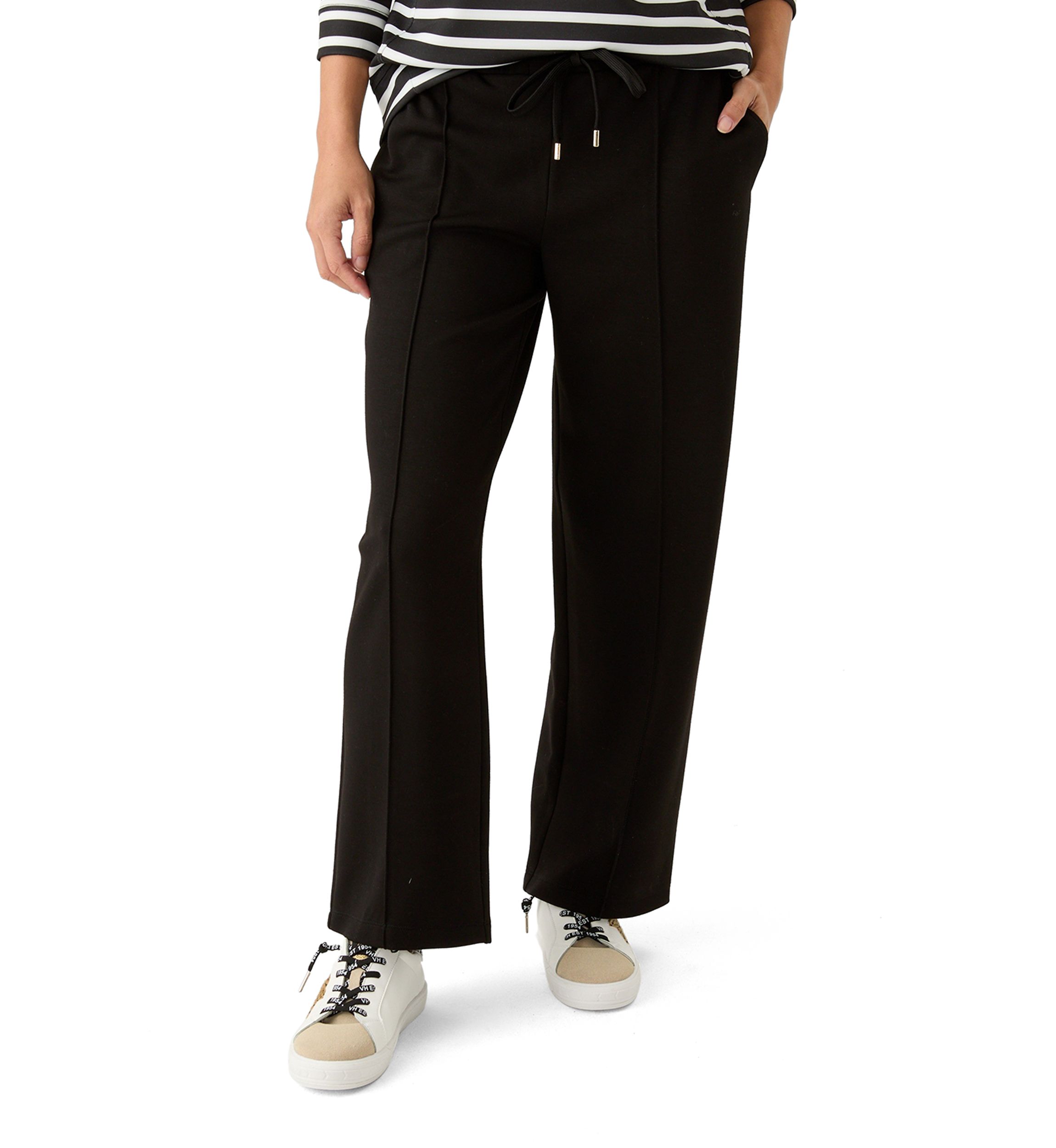 Petite Pull On Wide Leg Pants 