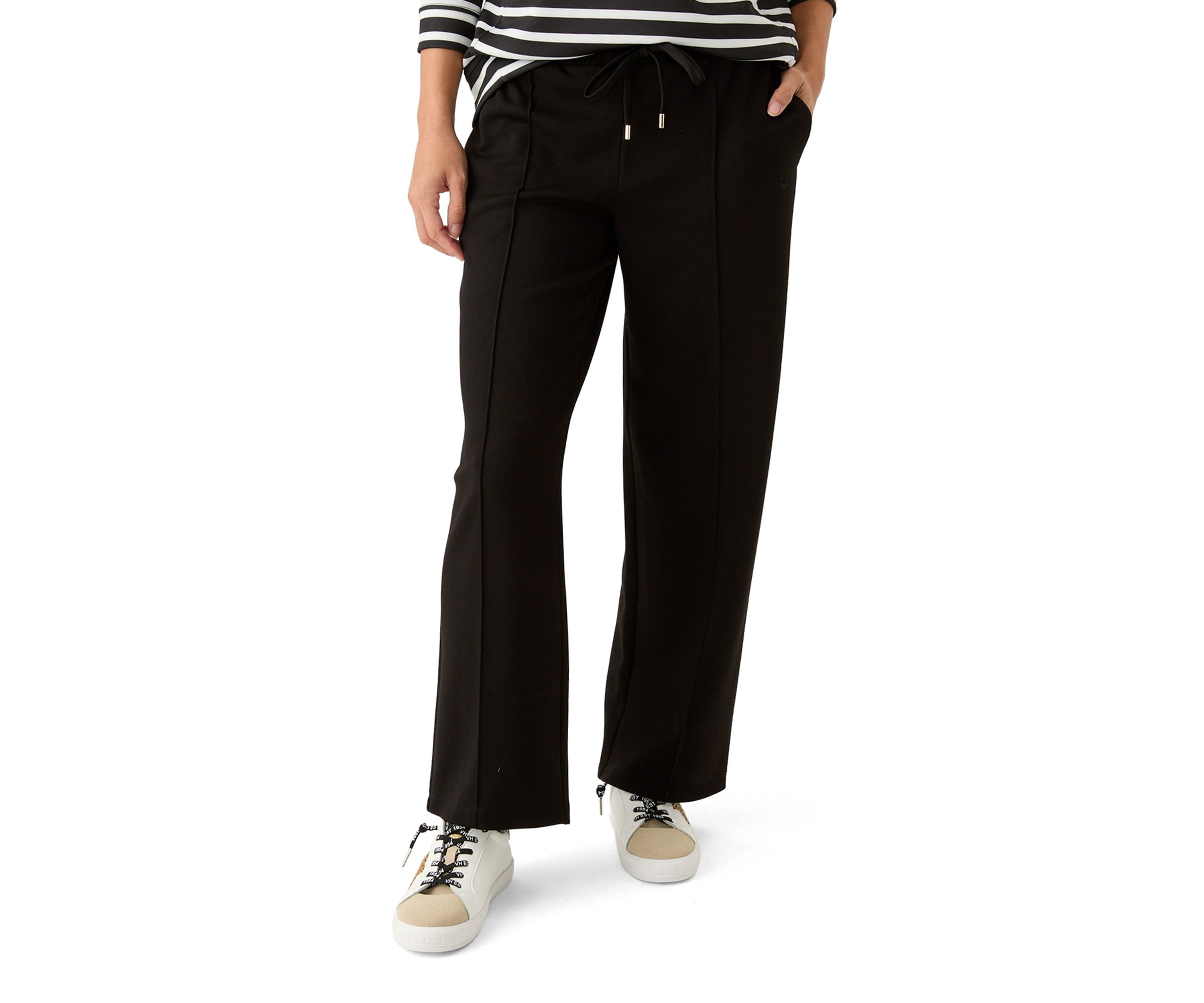 Petite Pull On Wide Leg Pants 