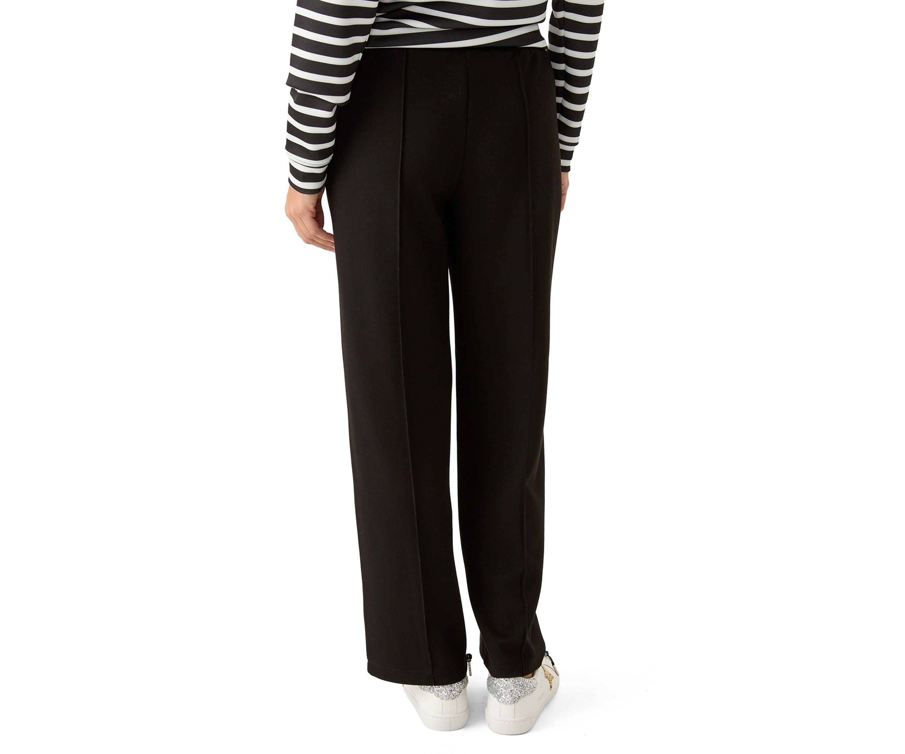 Petite Pull On Wide Leg Pants 