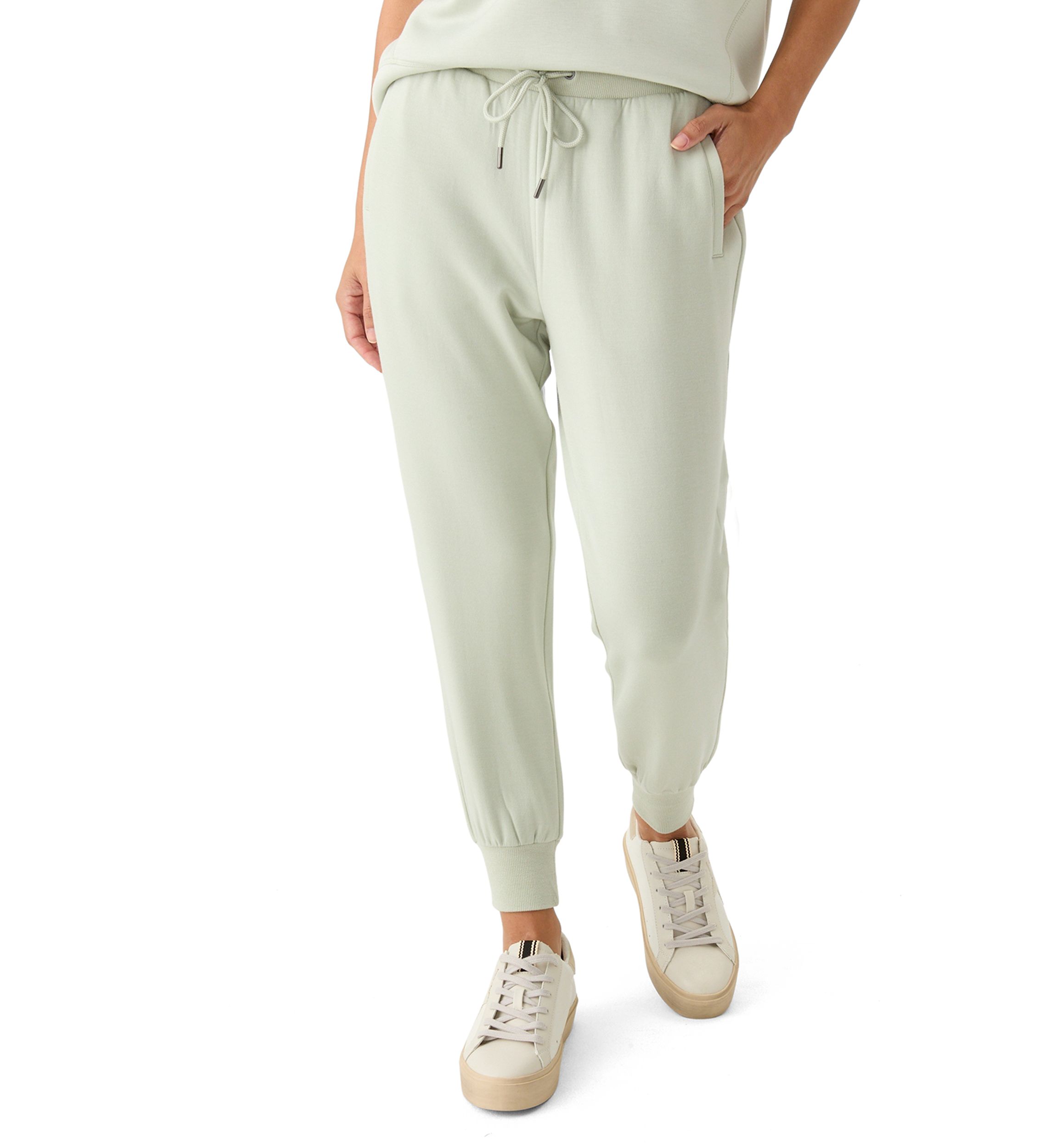 Petite Pull On Tie Waist Jogger Pants