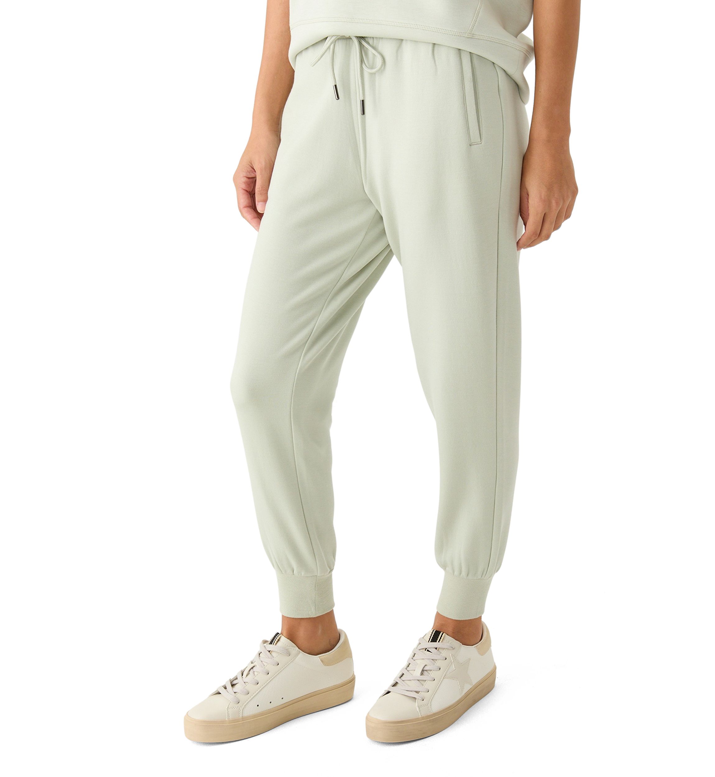 Petite Pull On Tie Waist Jogger Pants
