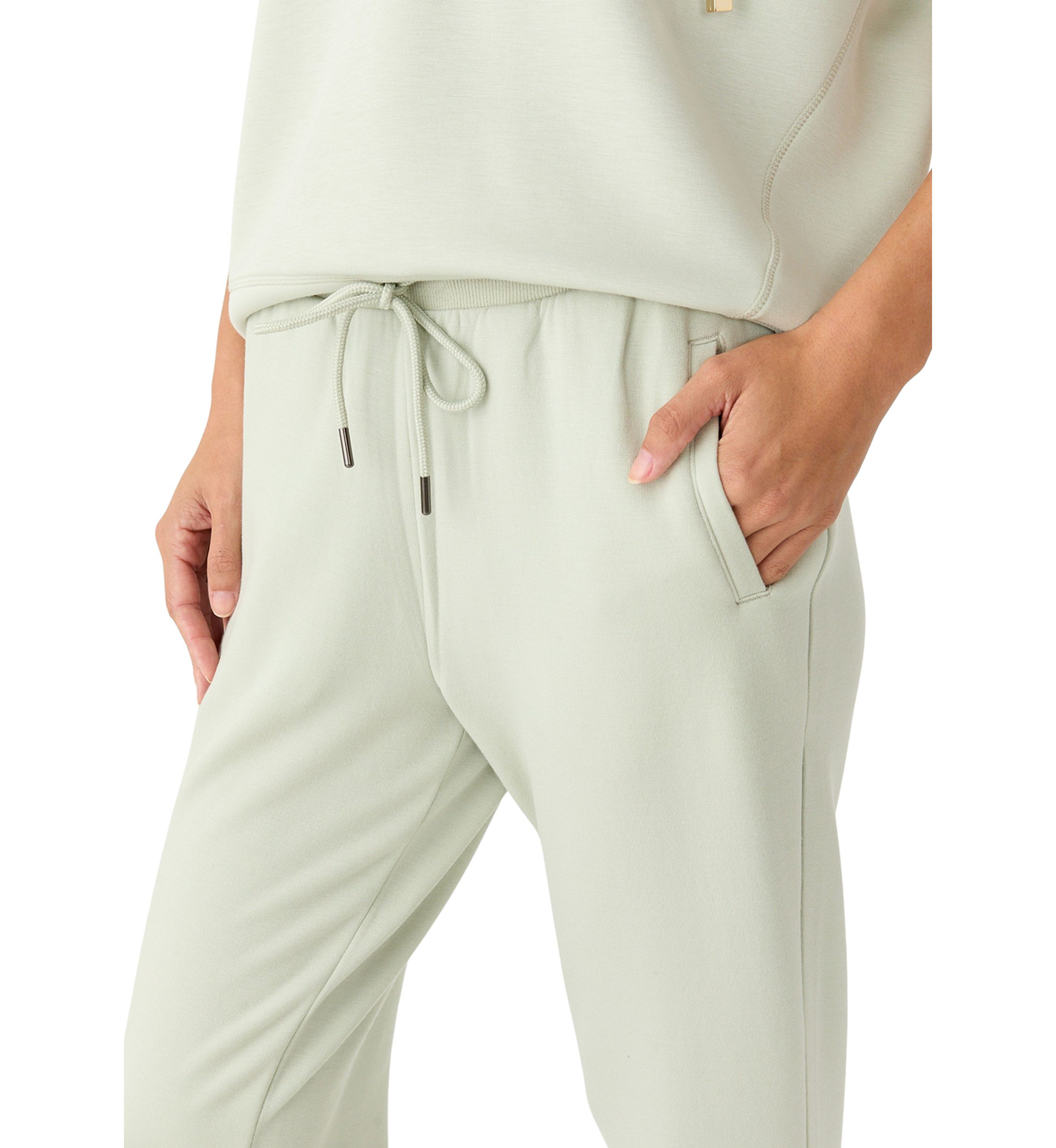 Petite Pull On Tie Waist Jogger Pants
