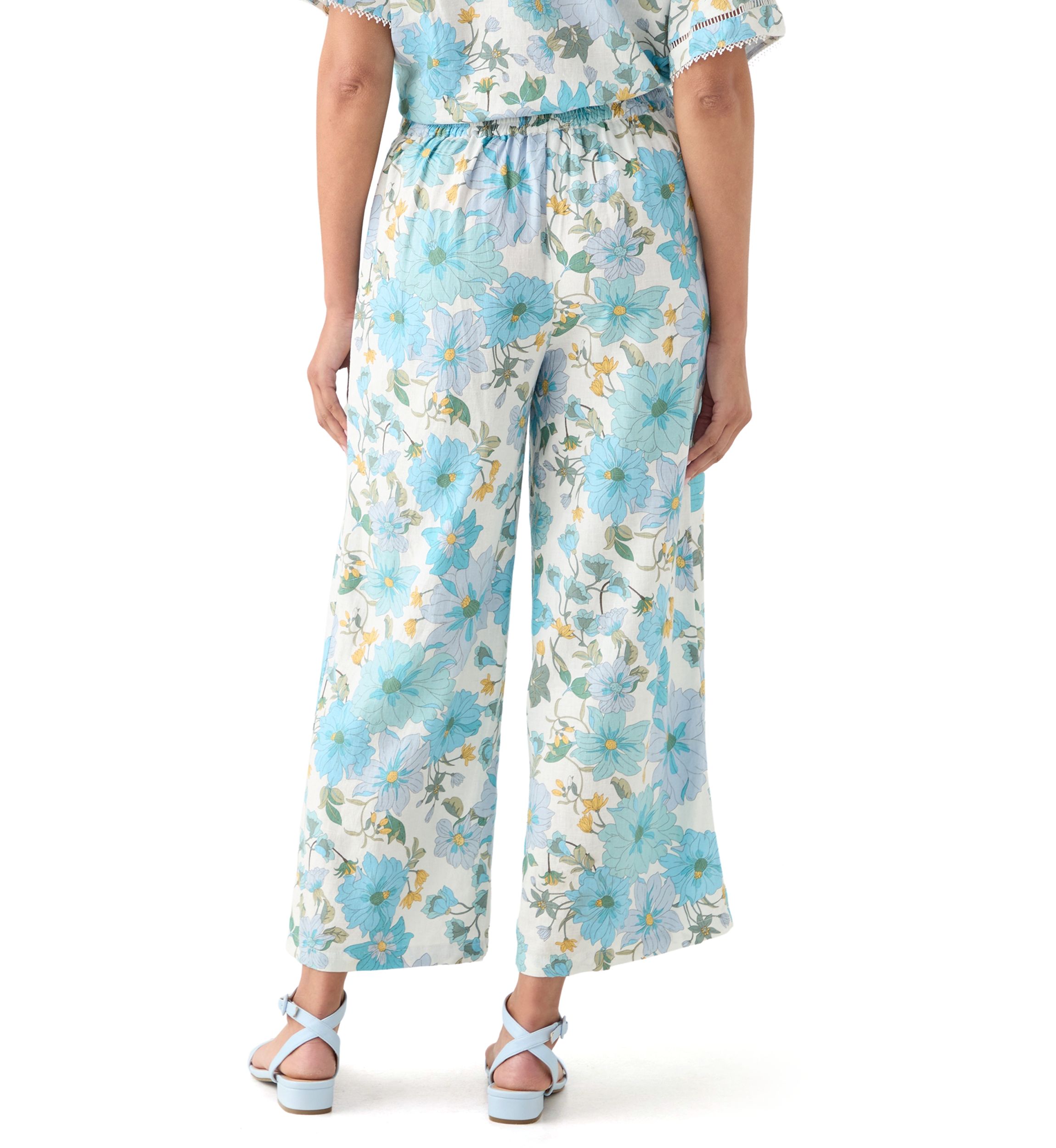 Womens Printed Soft Pull On Pants