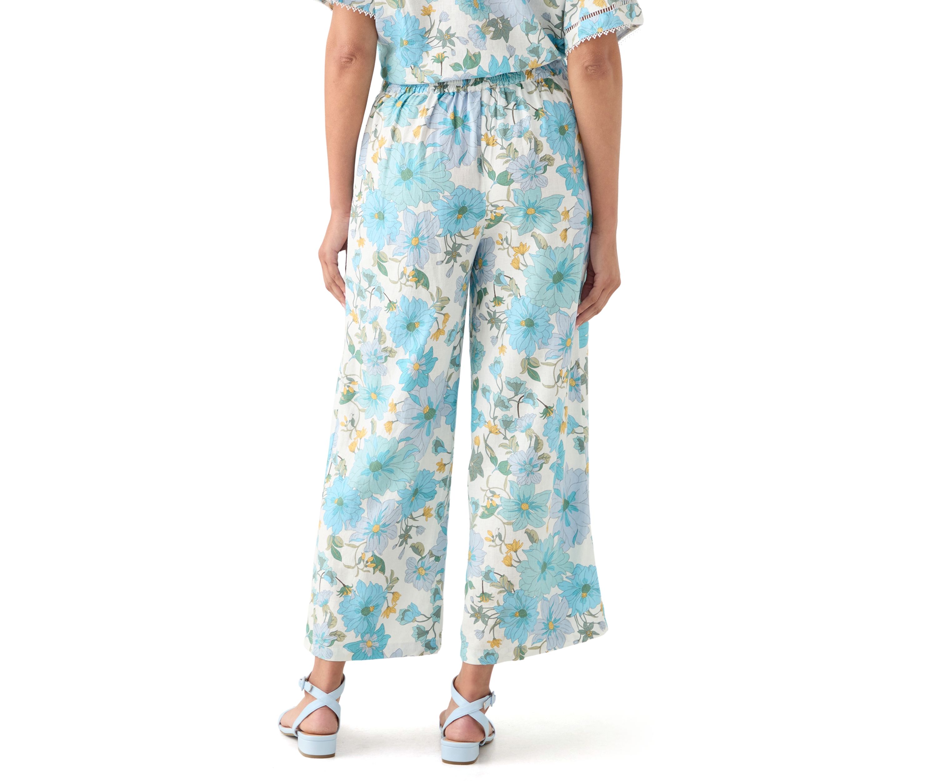 Womens Printed Soft Pull On Pants