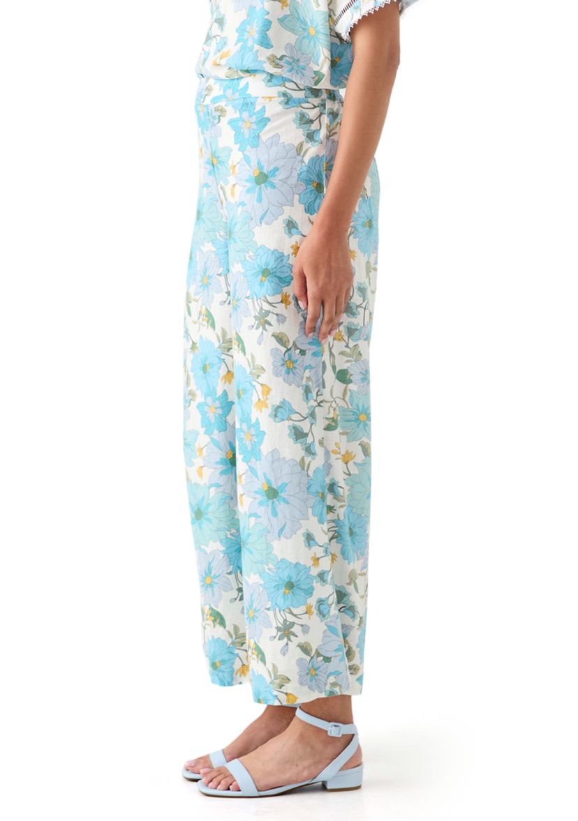 Womens Printed Soft Pull On Pants