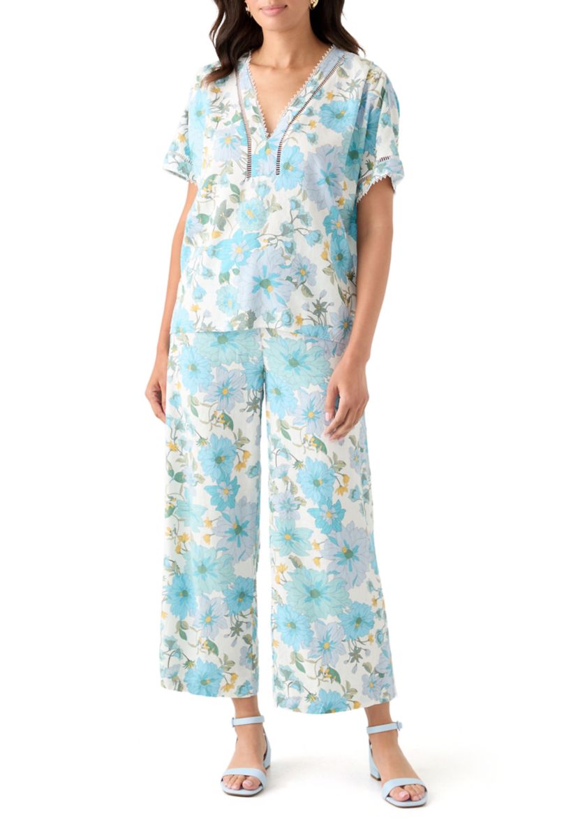 Womens Printed Soft Pull On Pants