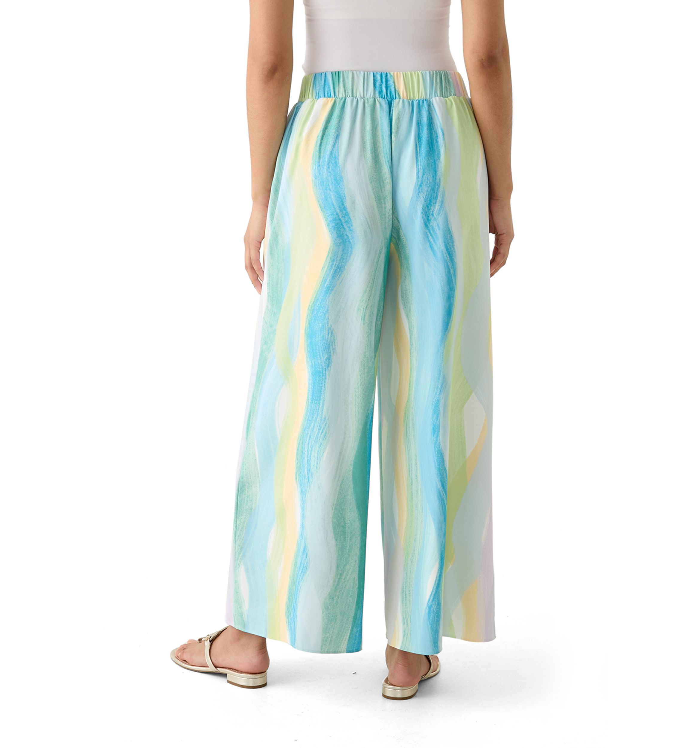 Womens Pull On Soft Printed Pants