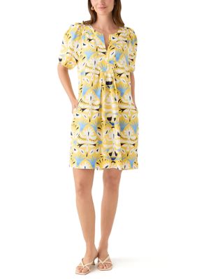 Philosophy Women's Linen Blen Printed A-Line Dress | Belk