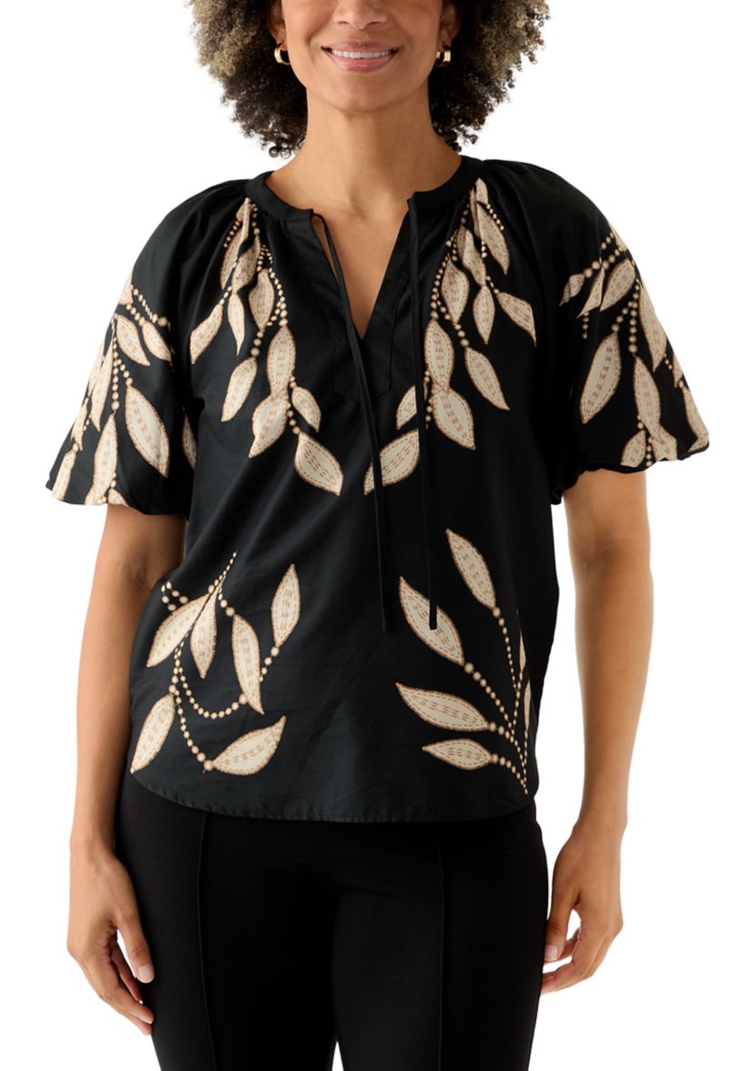 Womens Split Neck Blouse