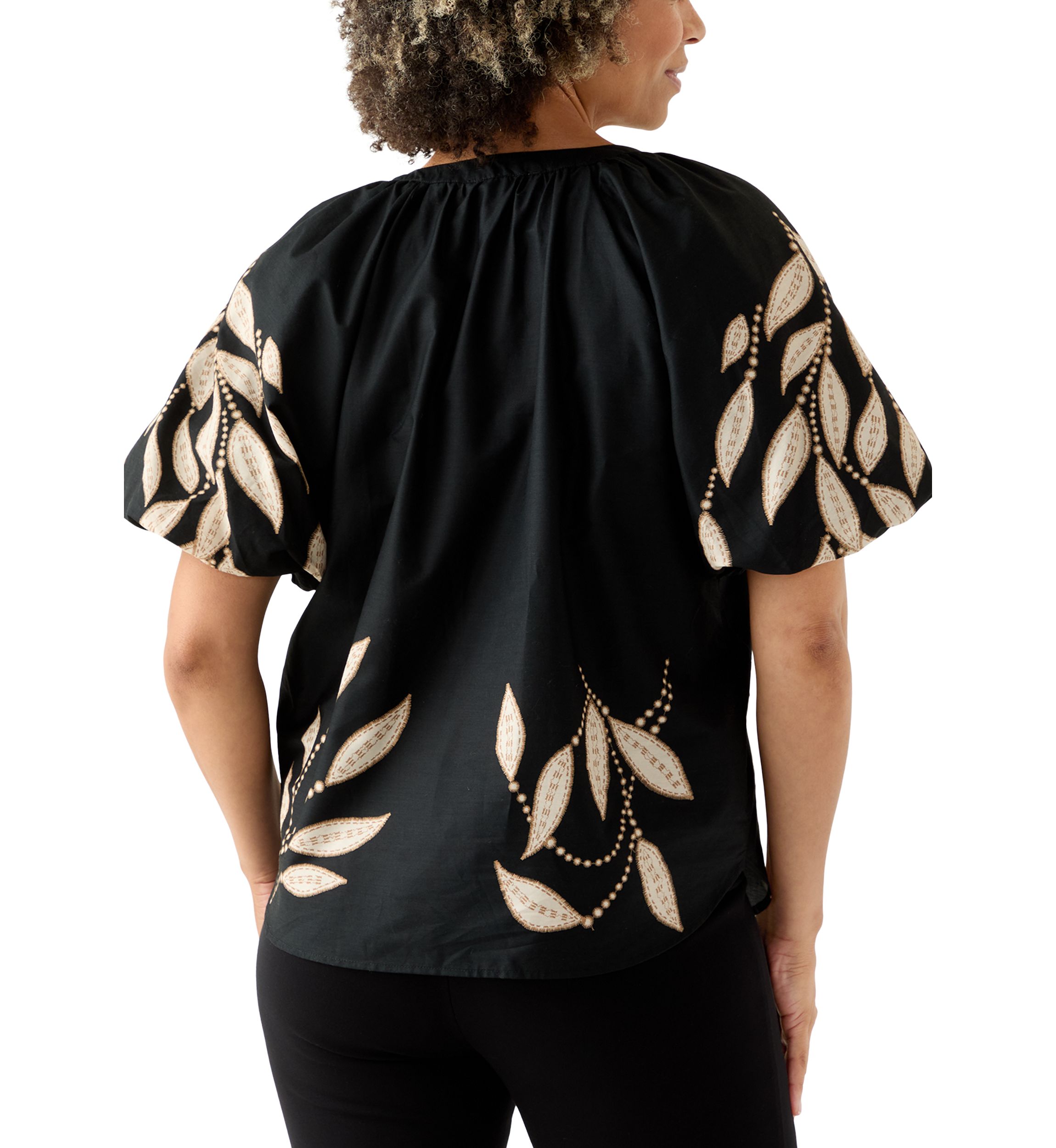 Womens Split Neck Blouse