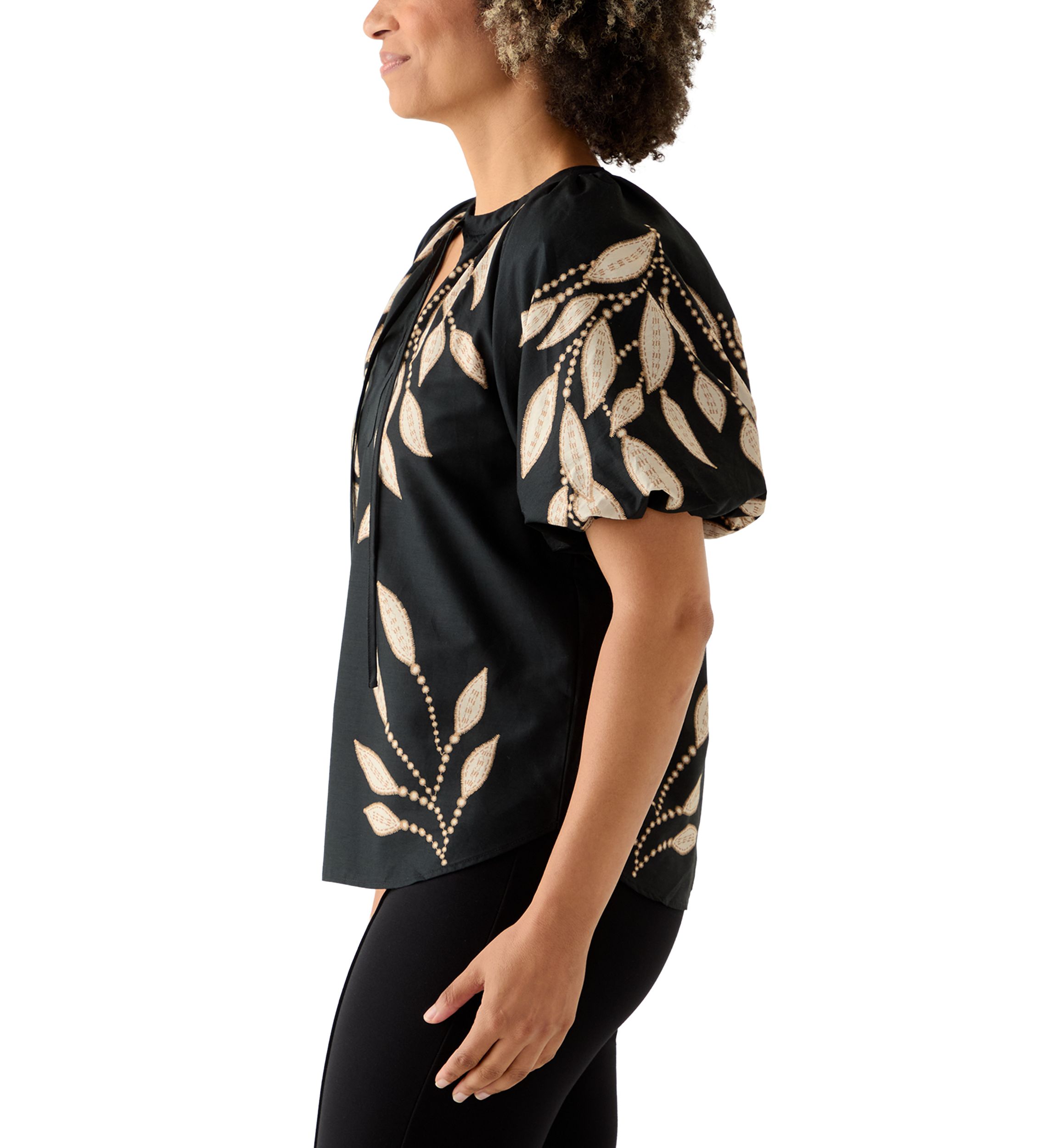 Womens Split Neck Blouse