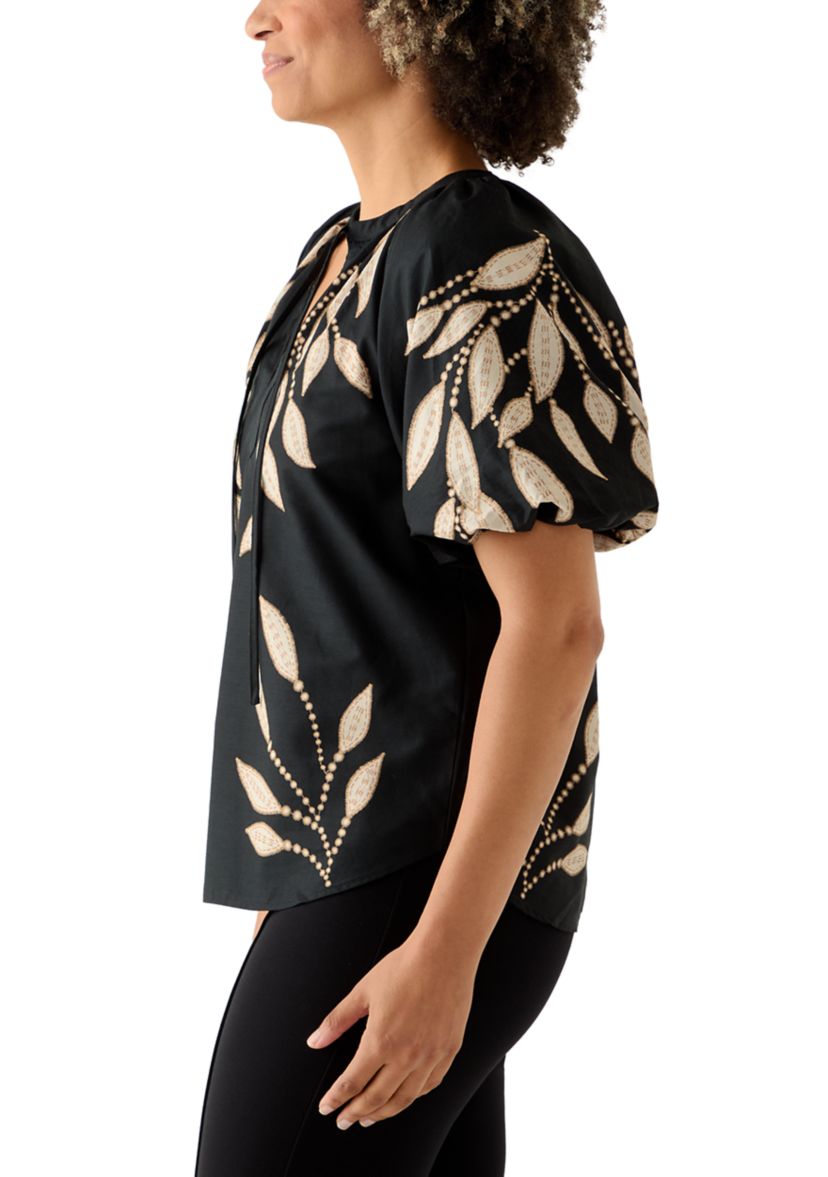 Womens Split Neck Blouse