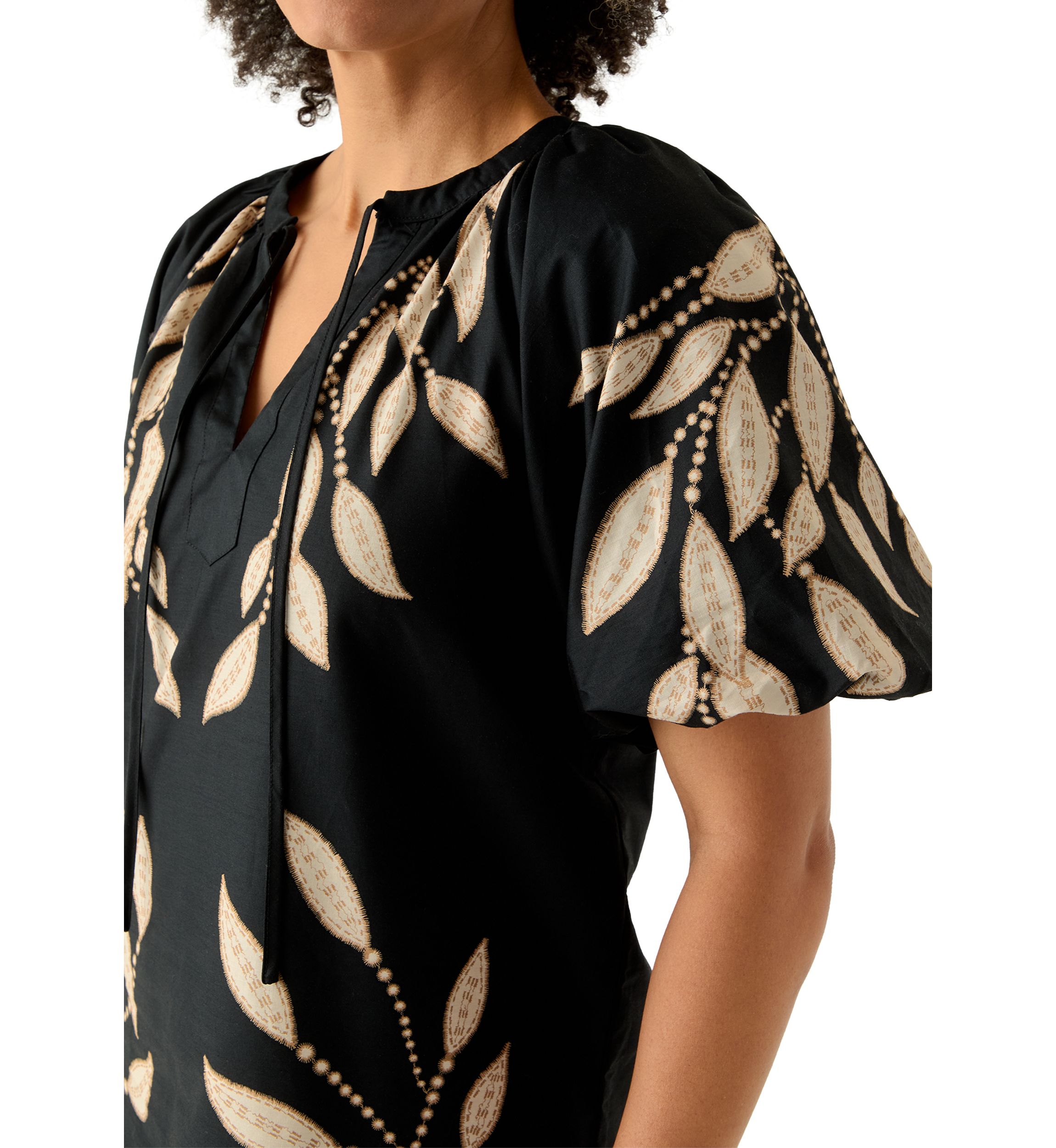 Womens Split Neck Blouse