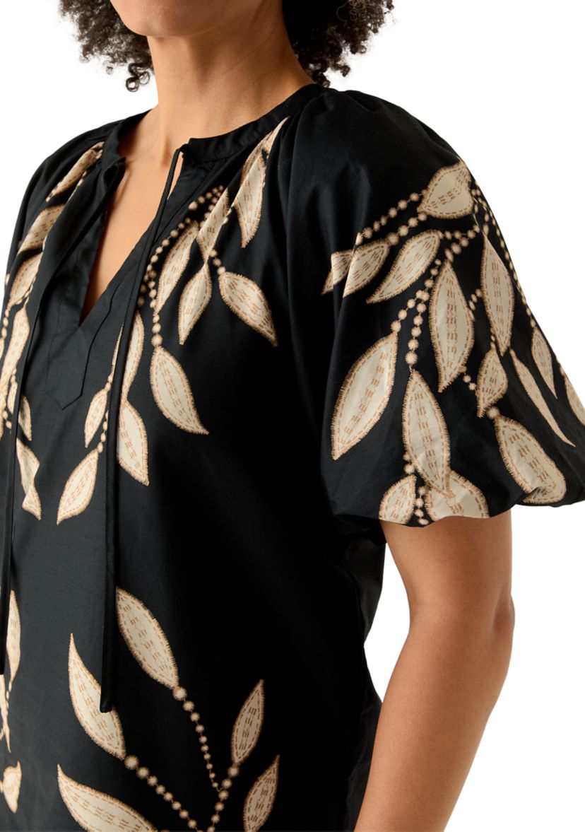 Womens Split Neck Blouse