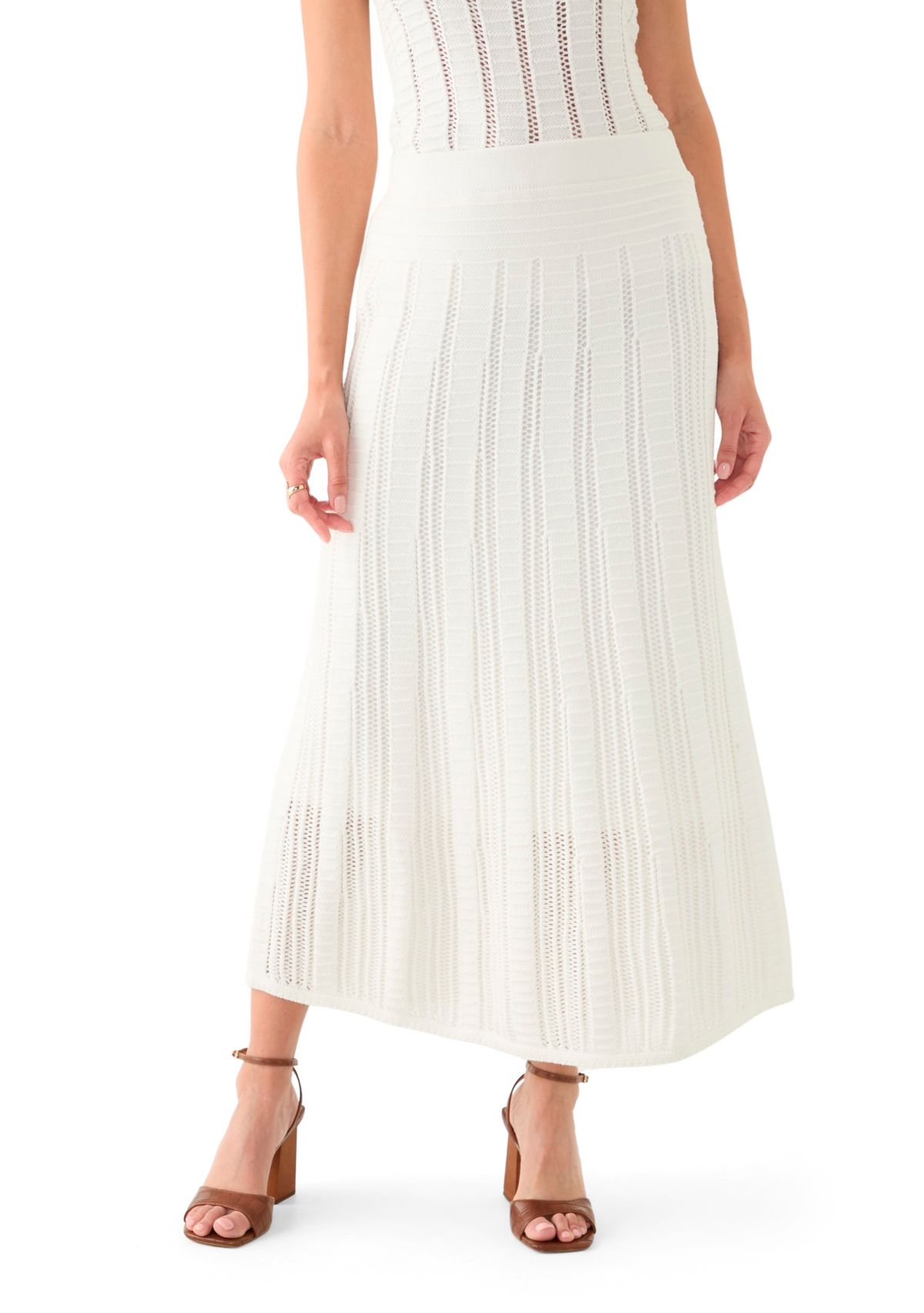 Womens A-Line Sweater Skirt