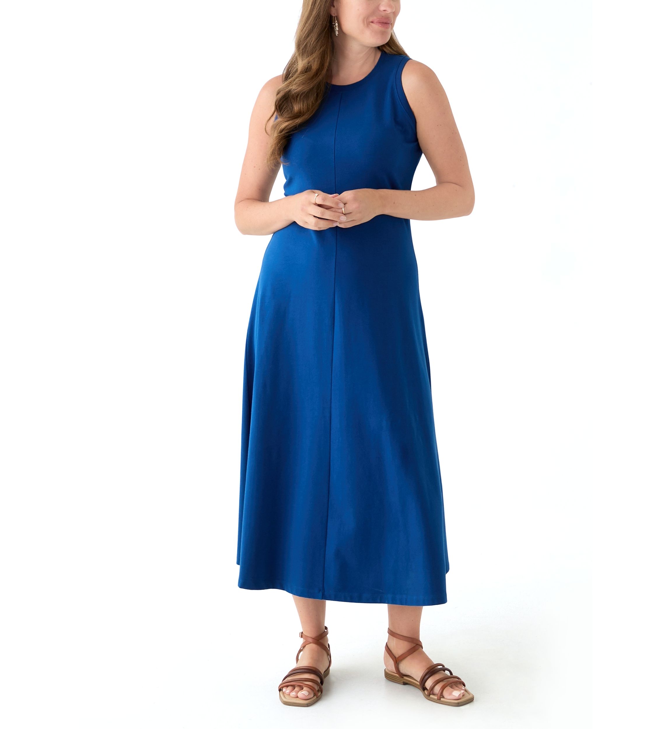 Petite Column Midi Dress