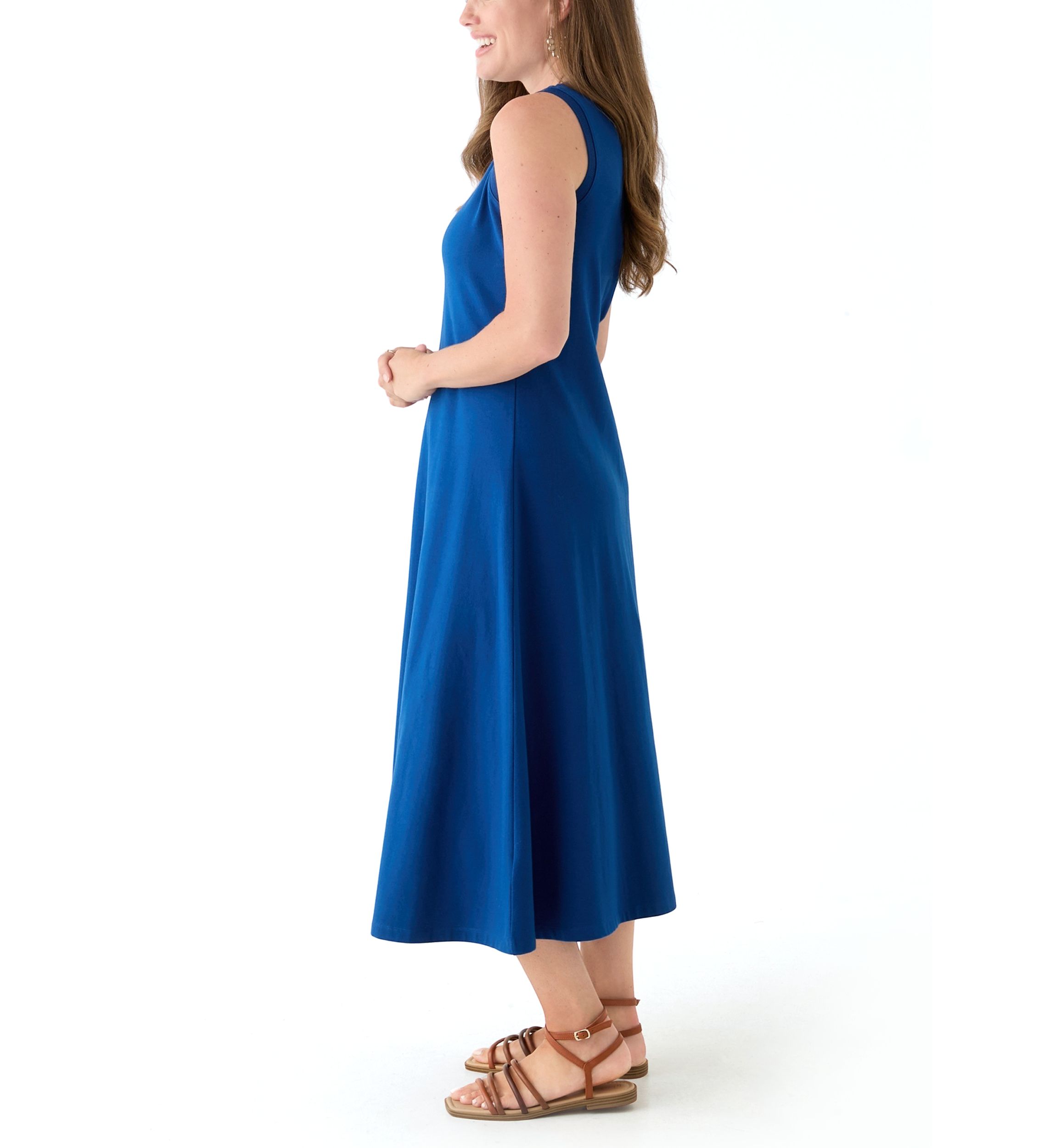 Petite Column Midi Dress