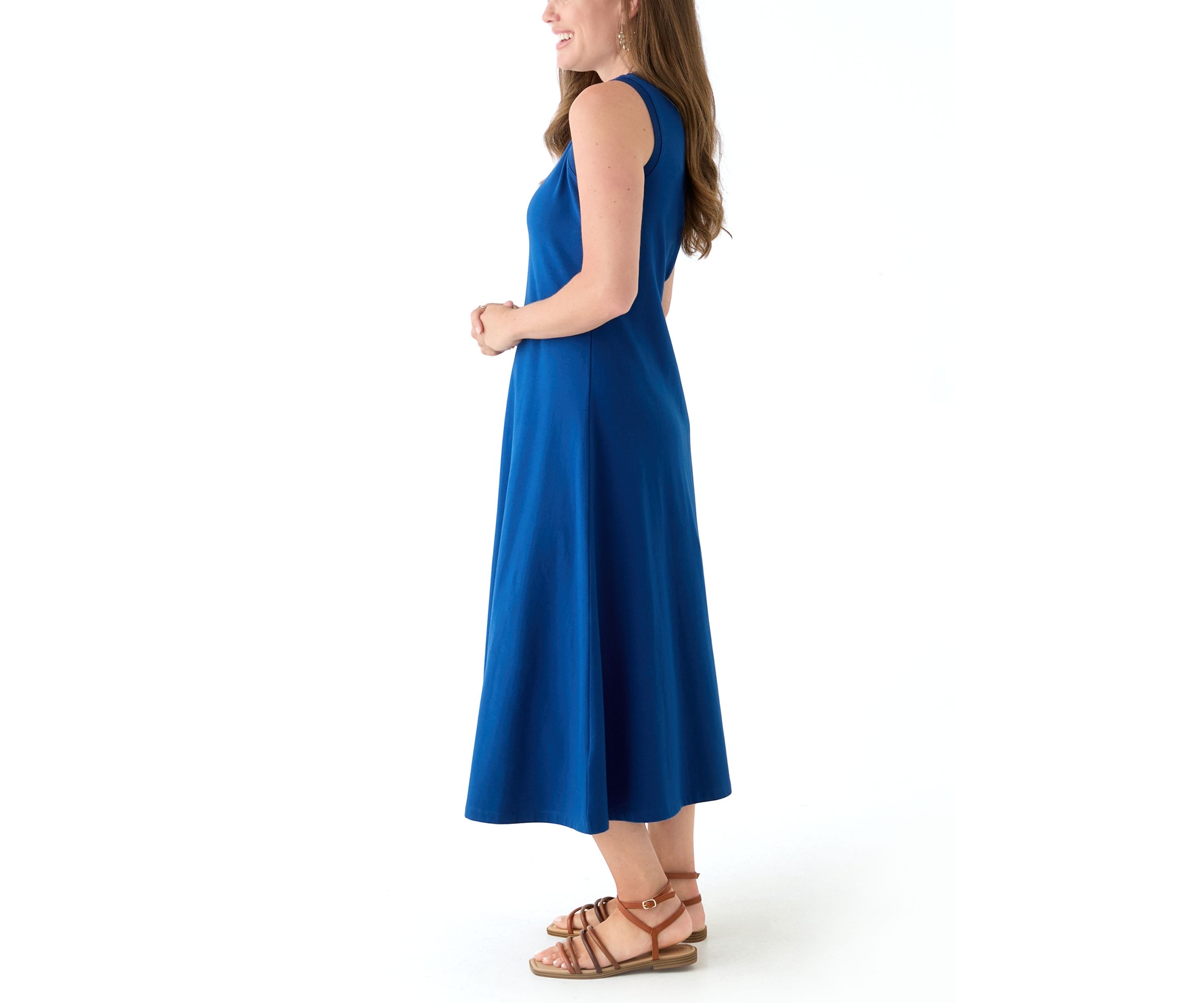 Petite Column Midi Dress