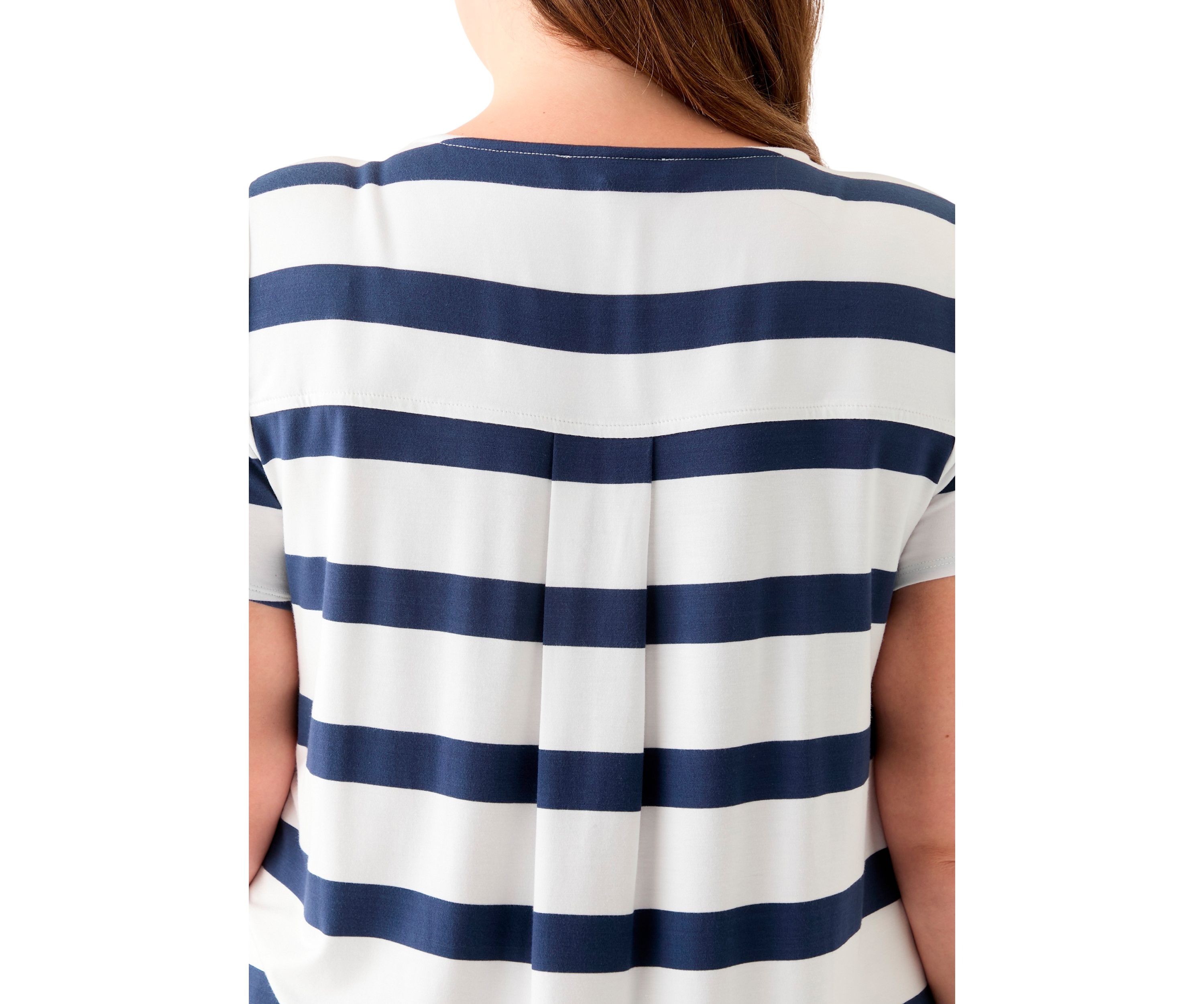 Plus Size Short Sleeve Crew Neck Round High Low T-Shirt