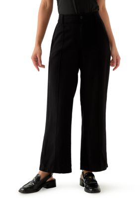 PHILOSOPHY BY REPUBLIC Women's Petite Elastic Waistband Trousers