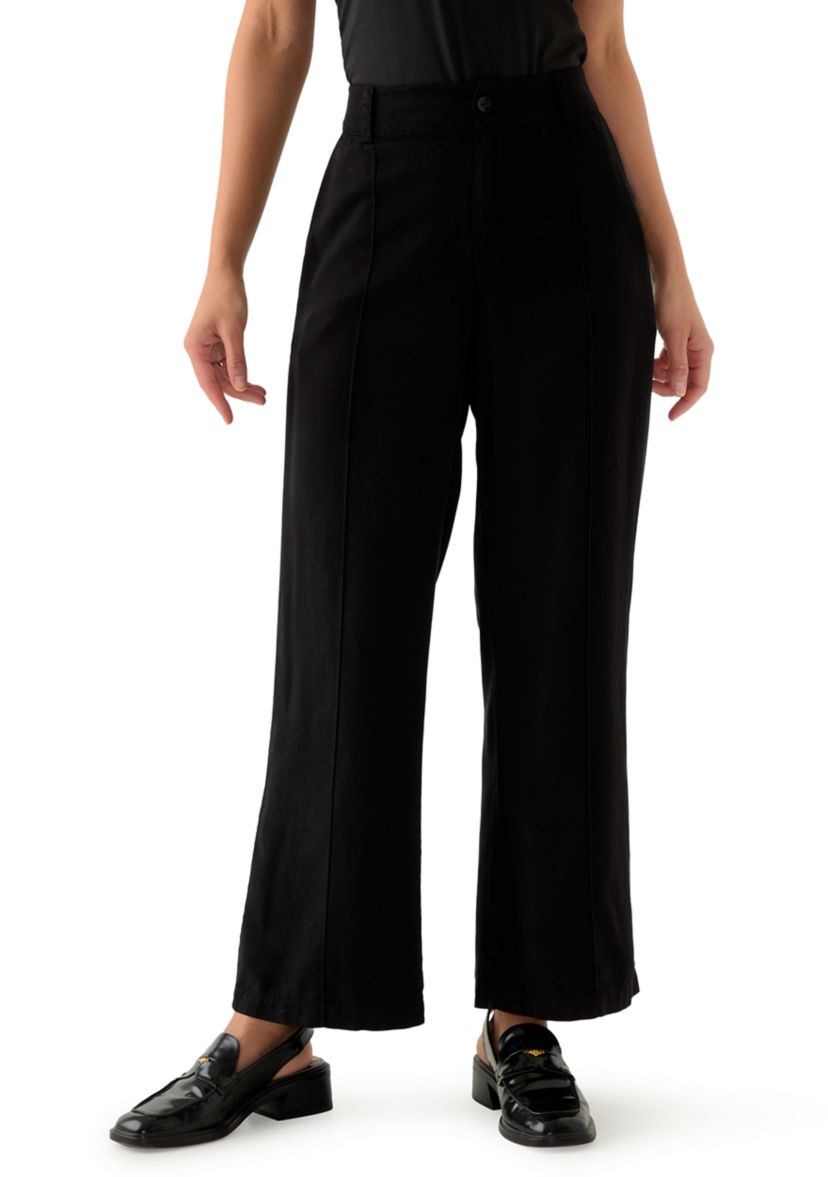 Petite Elastic Waistband Trousers