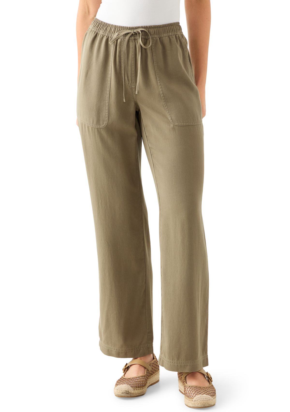 Petite Pull On Tencel pants