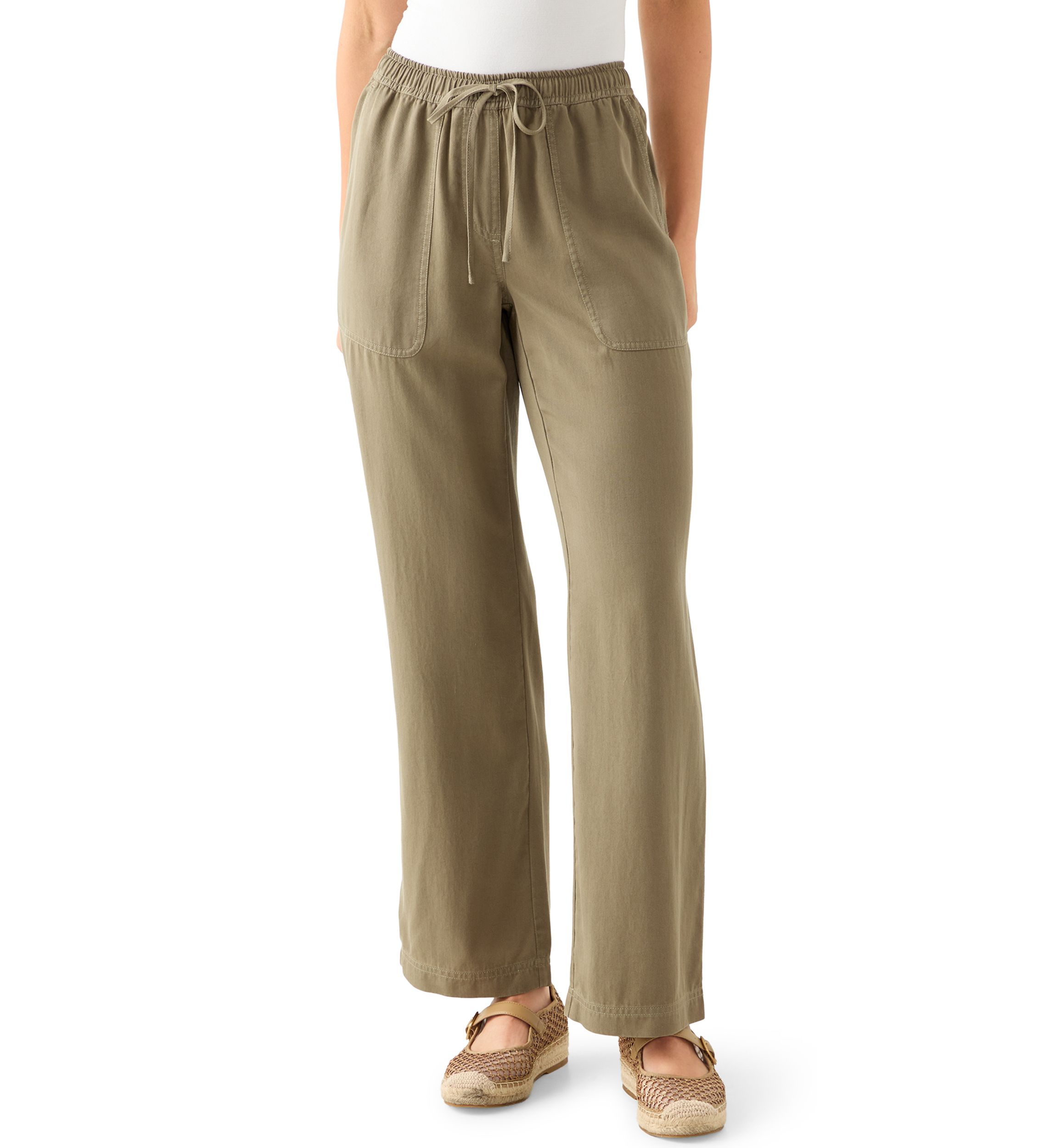 Petite Pull On Tencel pants