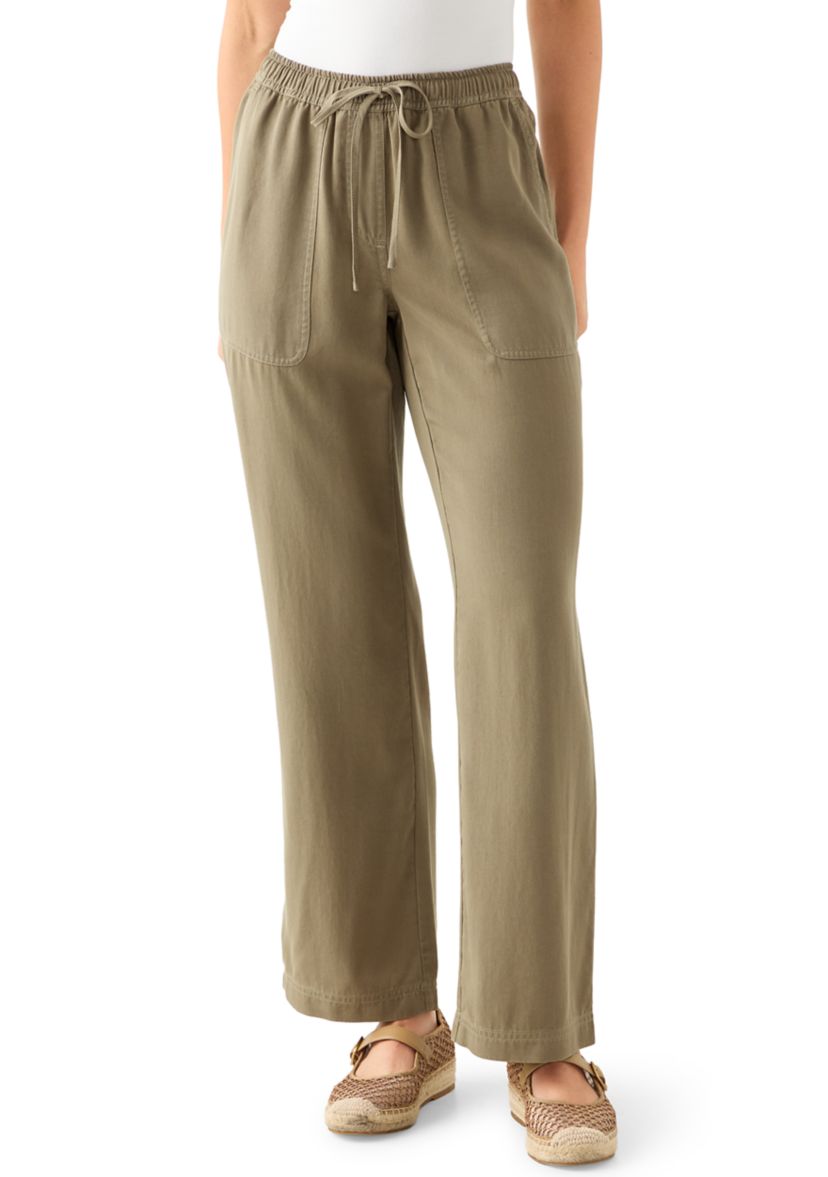 Petite Pull On Tencel pants