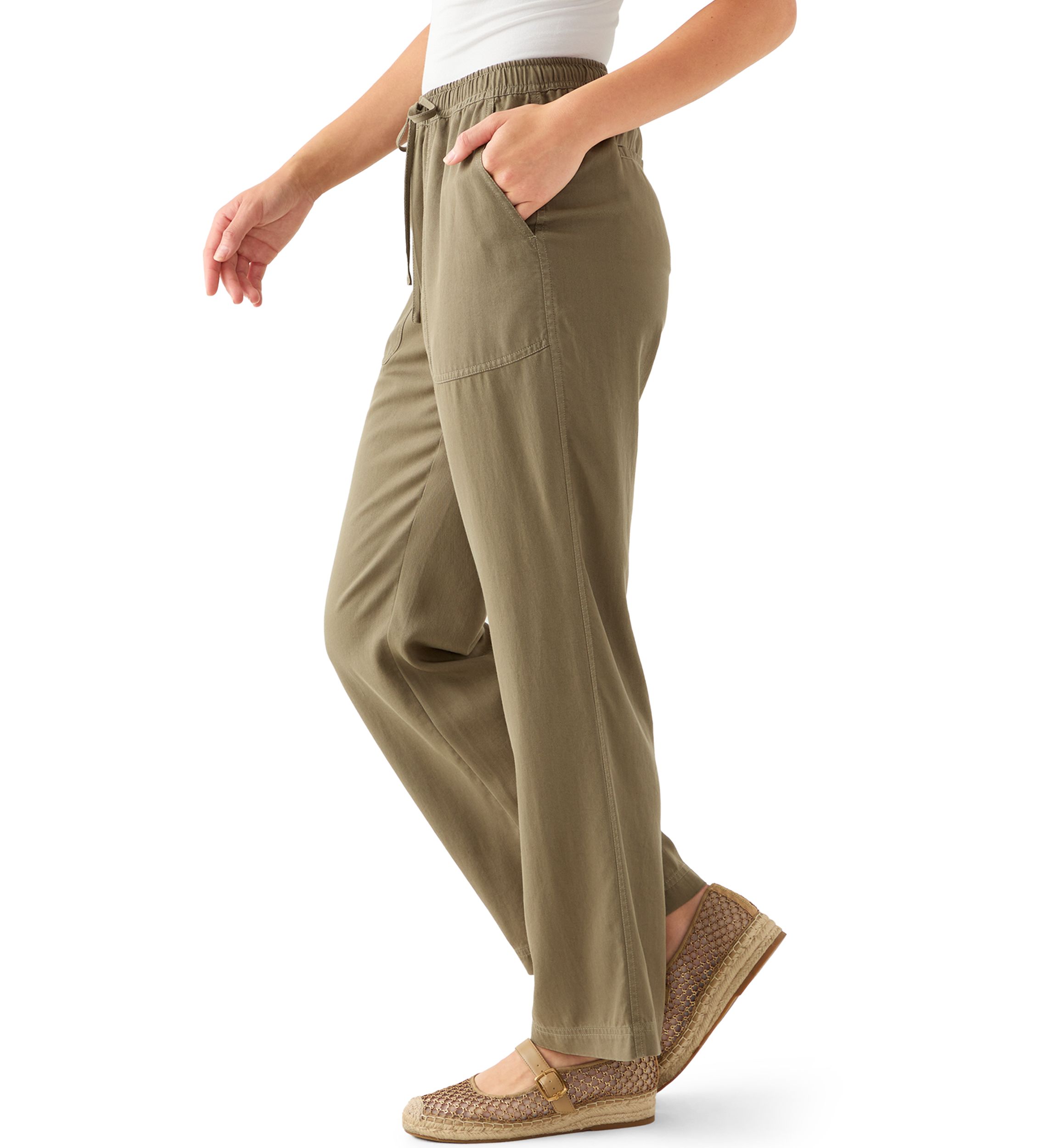 Petite Pull On Tencel pants