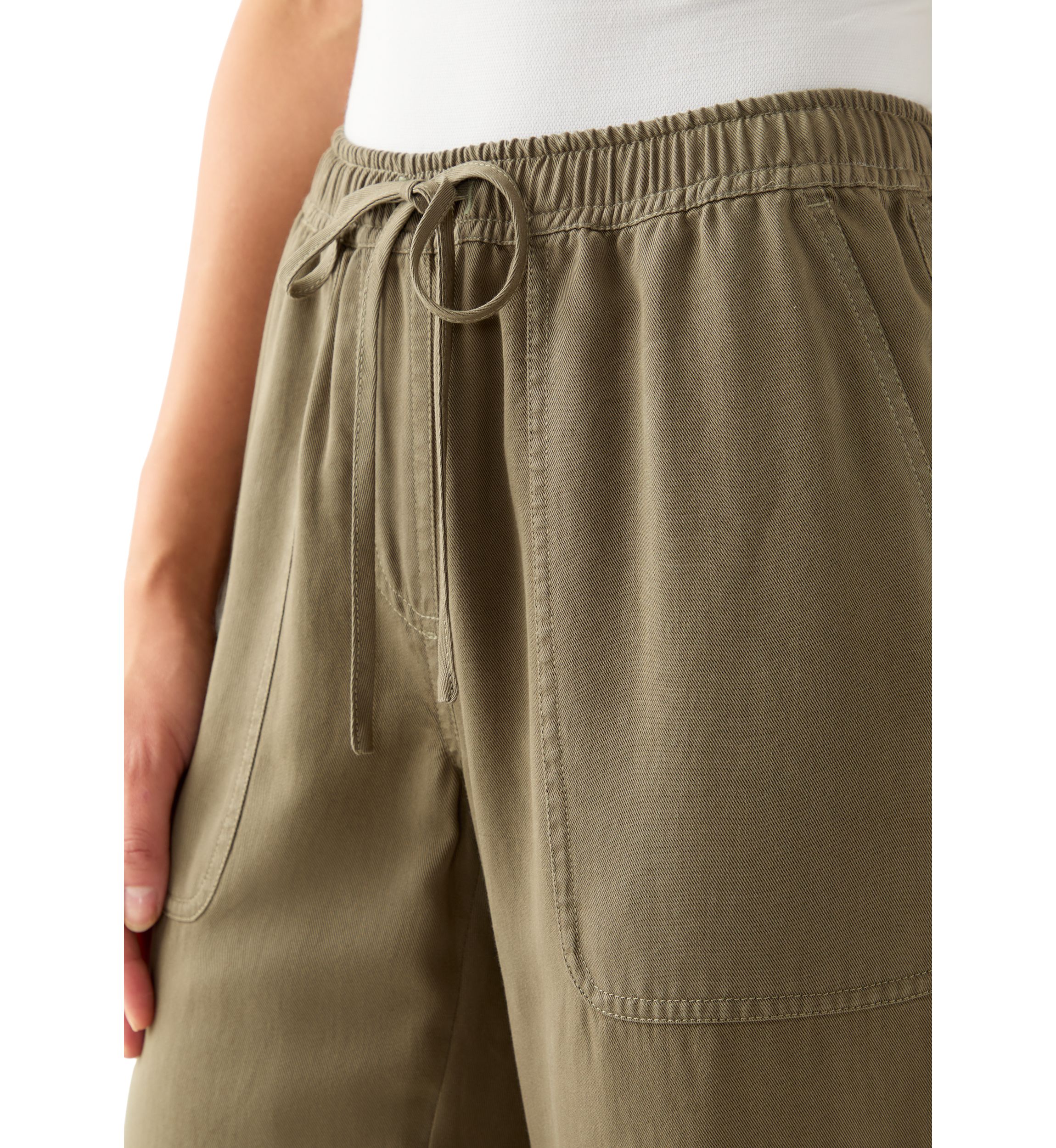 Petite Pull On Tencel pants