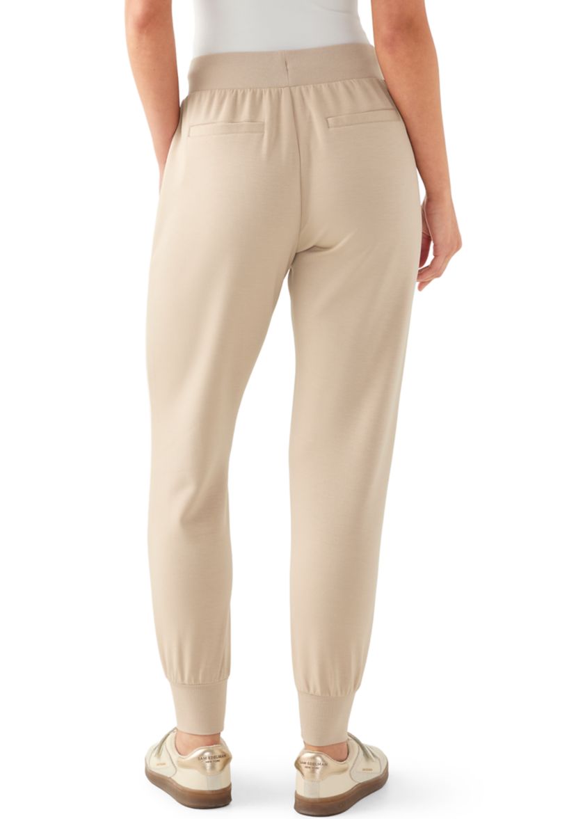 Petite Scuba Pull On Tie Waist Joggers