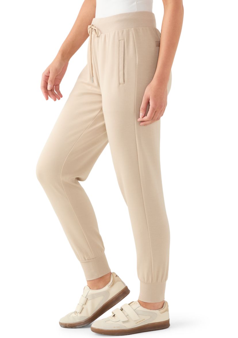 Petite Scuba Pull On Tie Waist Joggers
