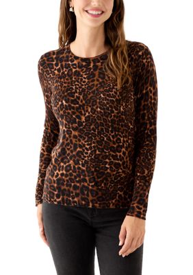 PHILOSOPHY BY REPUBLIC Women's Crew Neck Printed Sweater