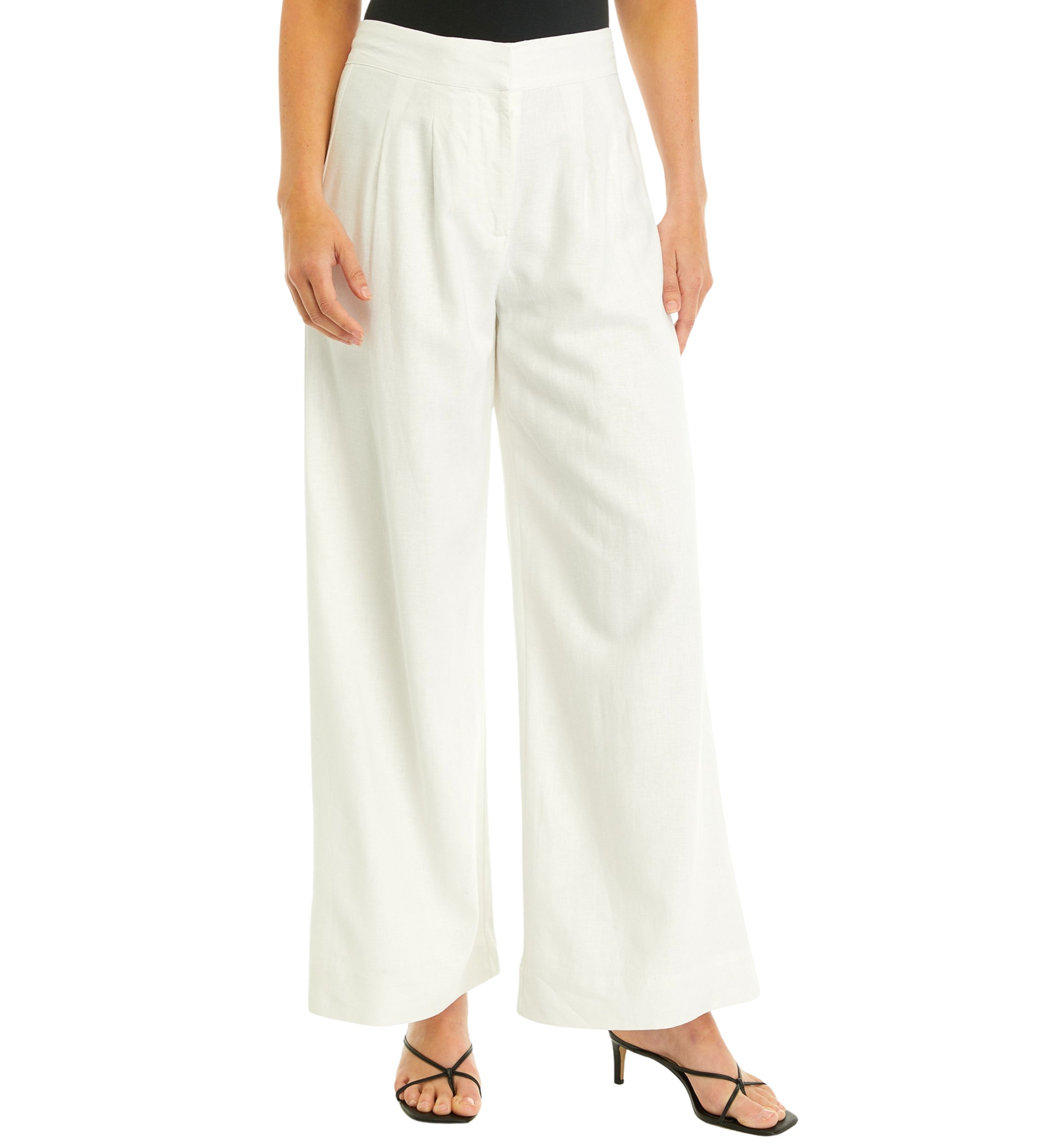 Womens Wide Leg Linen Pants
