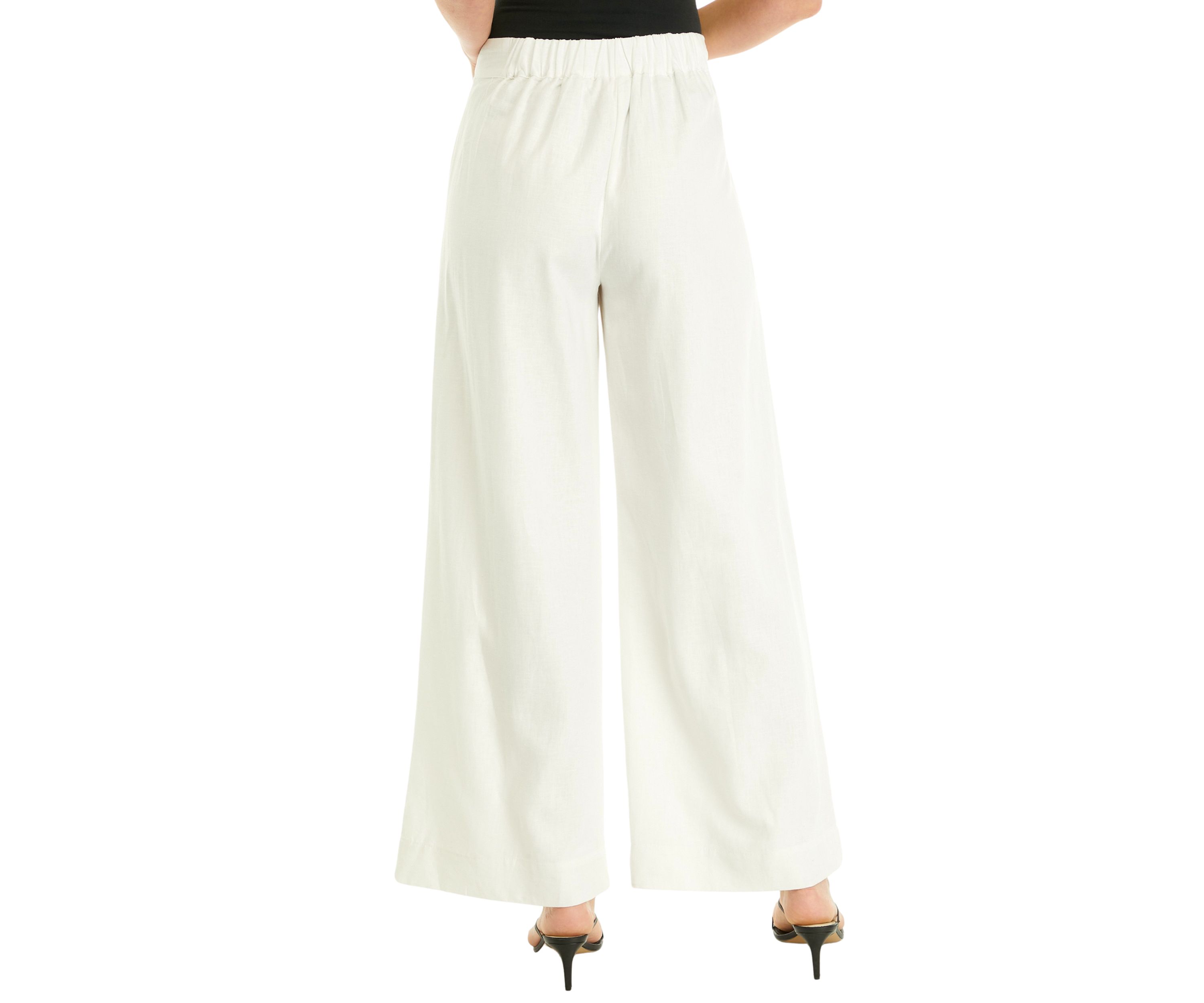 Womens Wide Leg Linen Pants