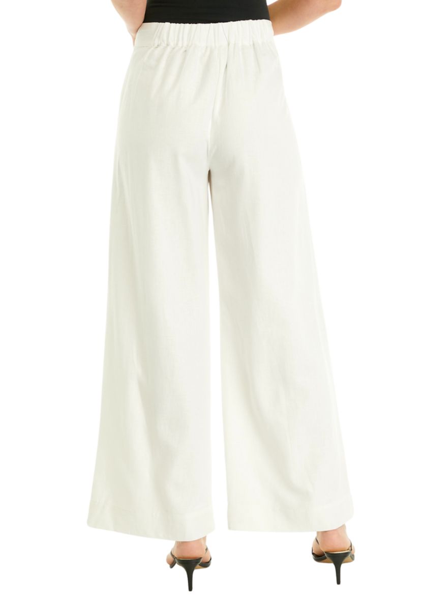 Womens Wide Leg Linen Pants