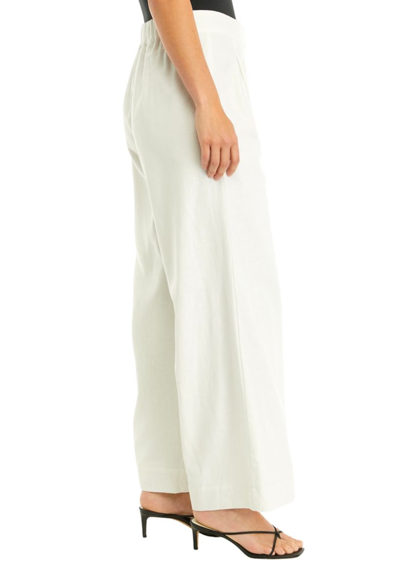 Womens Wide Leg Linen Pants