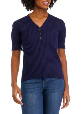 PHILOSOPHY BY REPUBLIC Women's Ribbed Knit Sweater