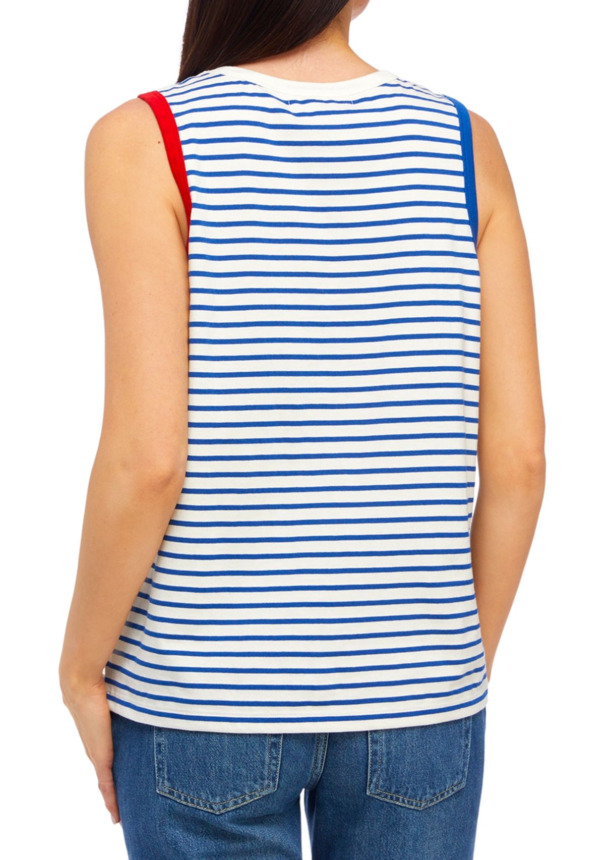 Womens  Striped Tank