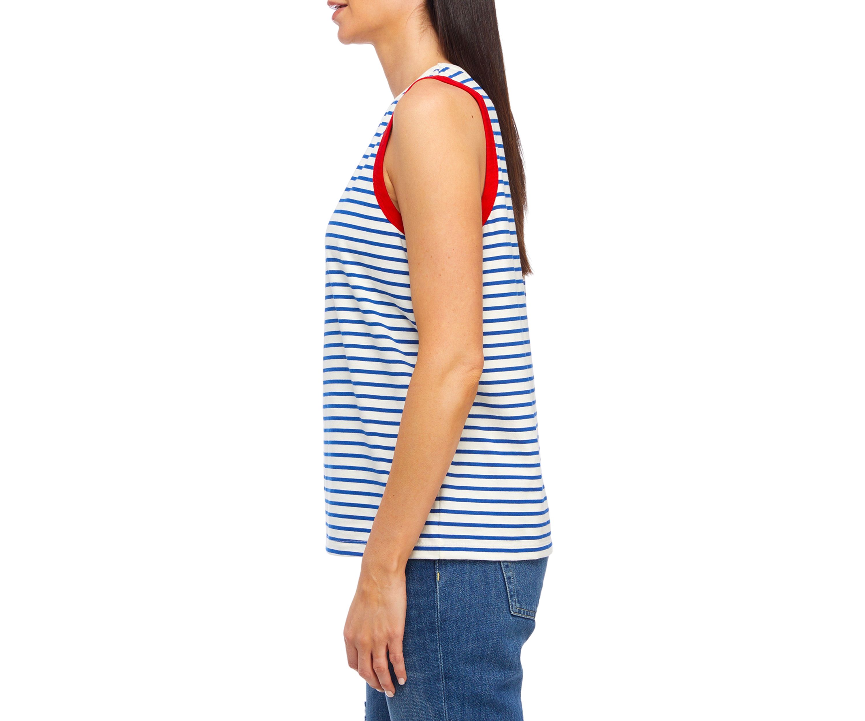 Womens  Striped Tank