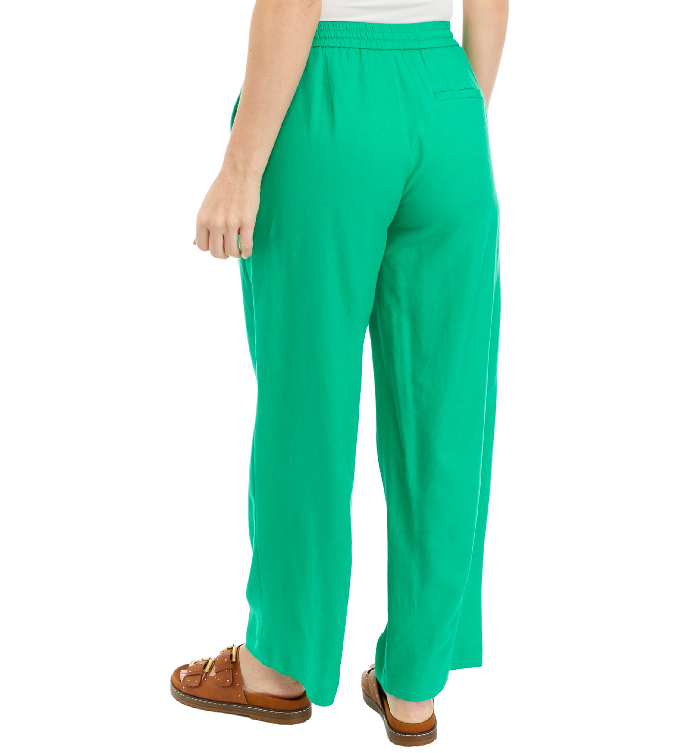 Womens Wide Leg Linen Pants