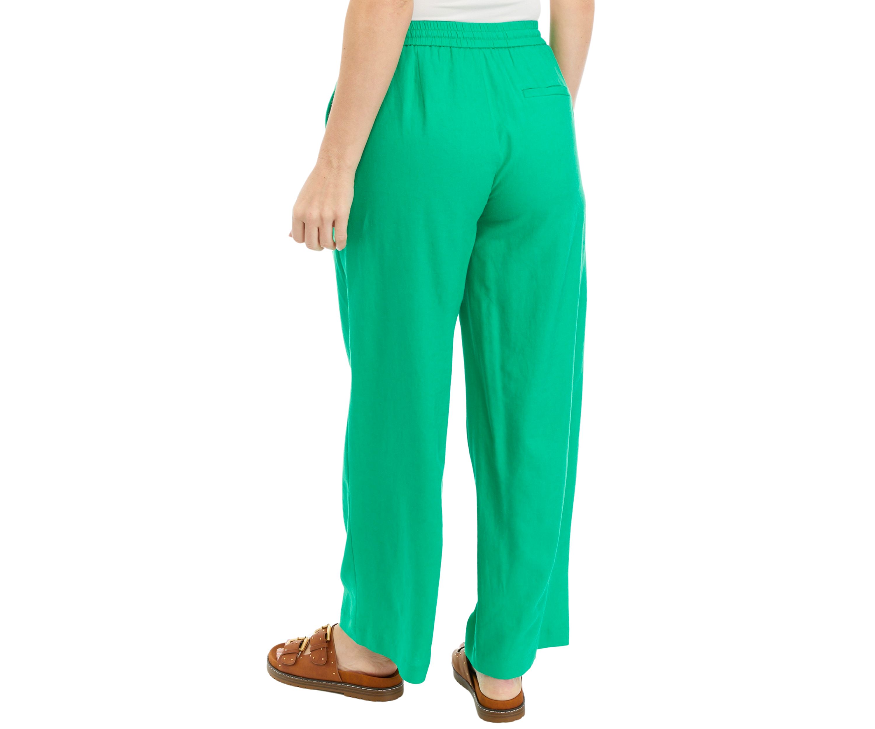 Womens Wide Leg Linen Pants