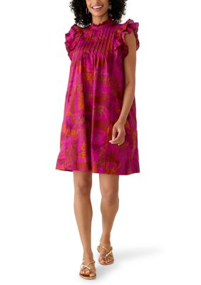 PHILOSOPHY BY REPUBLIC Women's Ruffle Sleeve Floral Dress