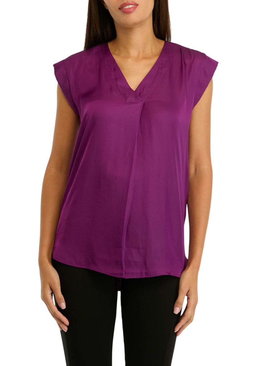Womens Split Neck Top