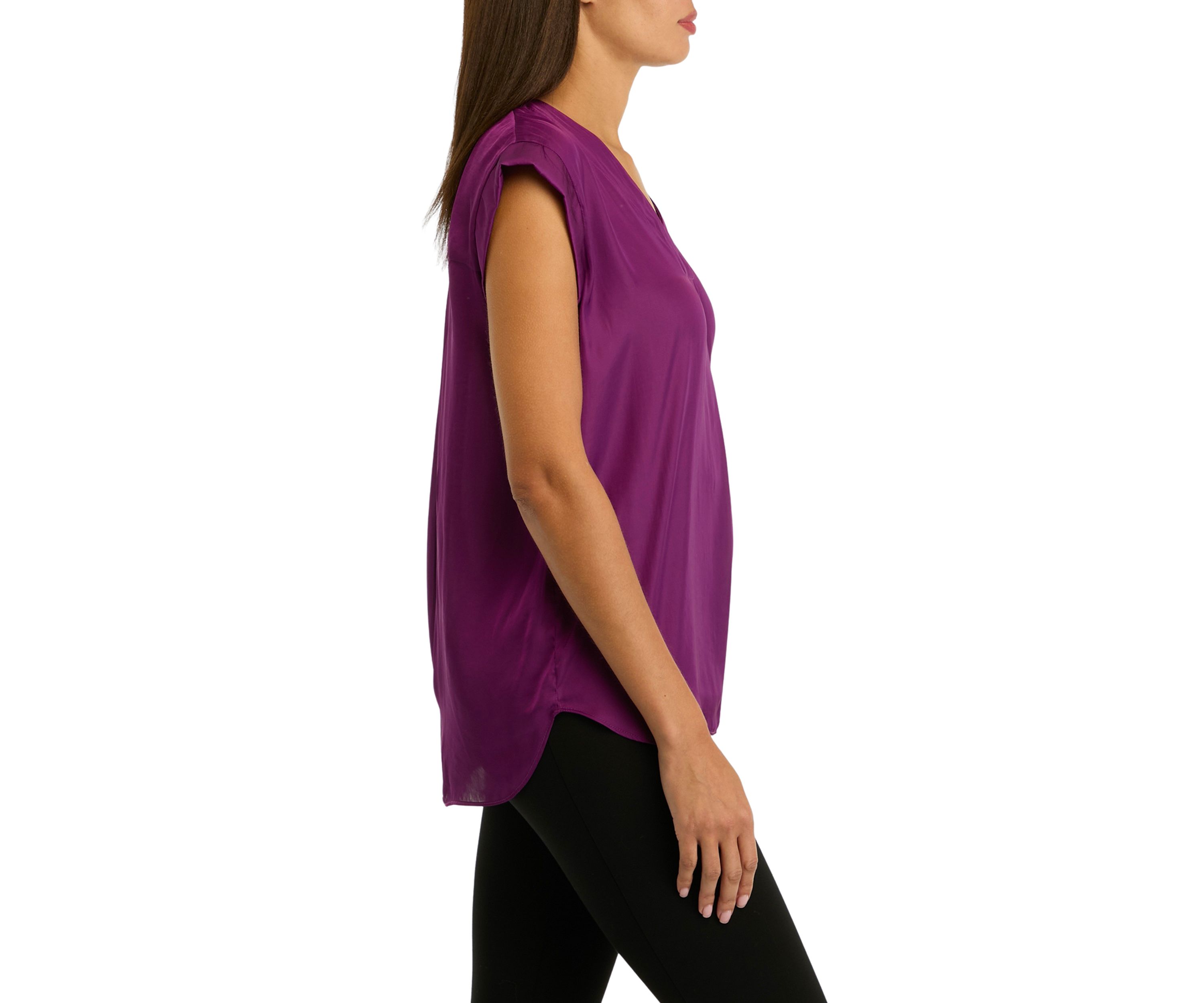 Womens Split Neck Top