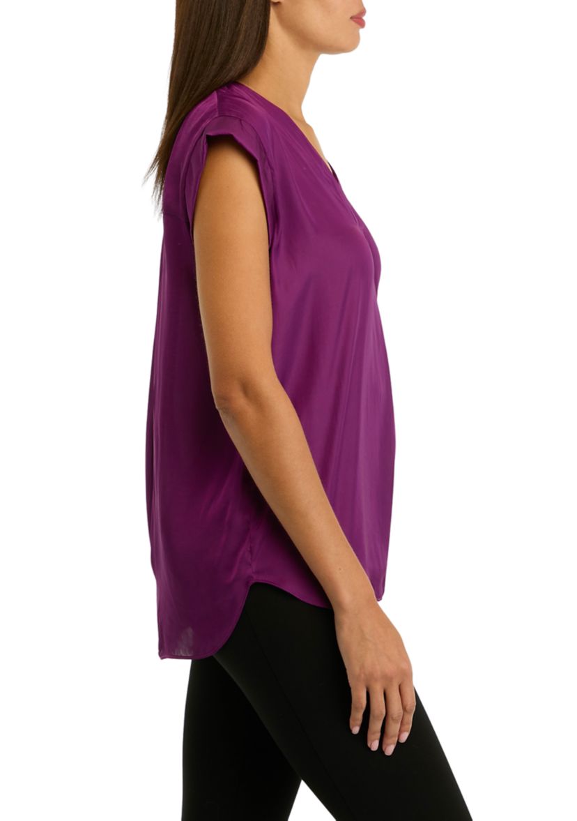 Womens Split Neck Top