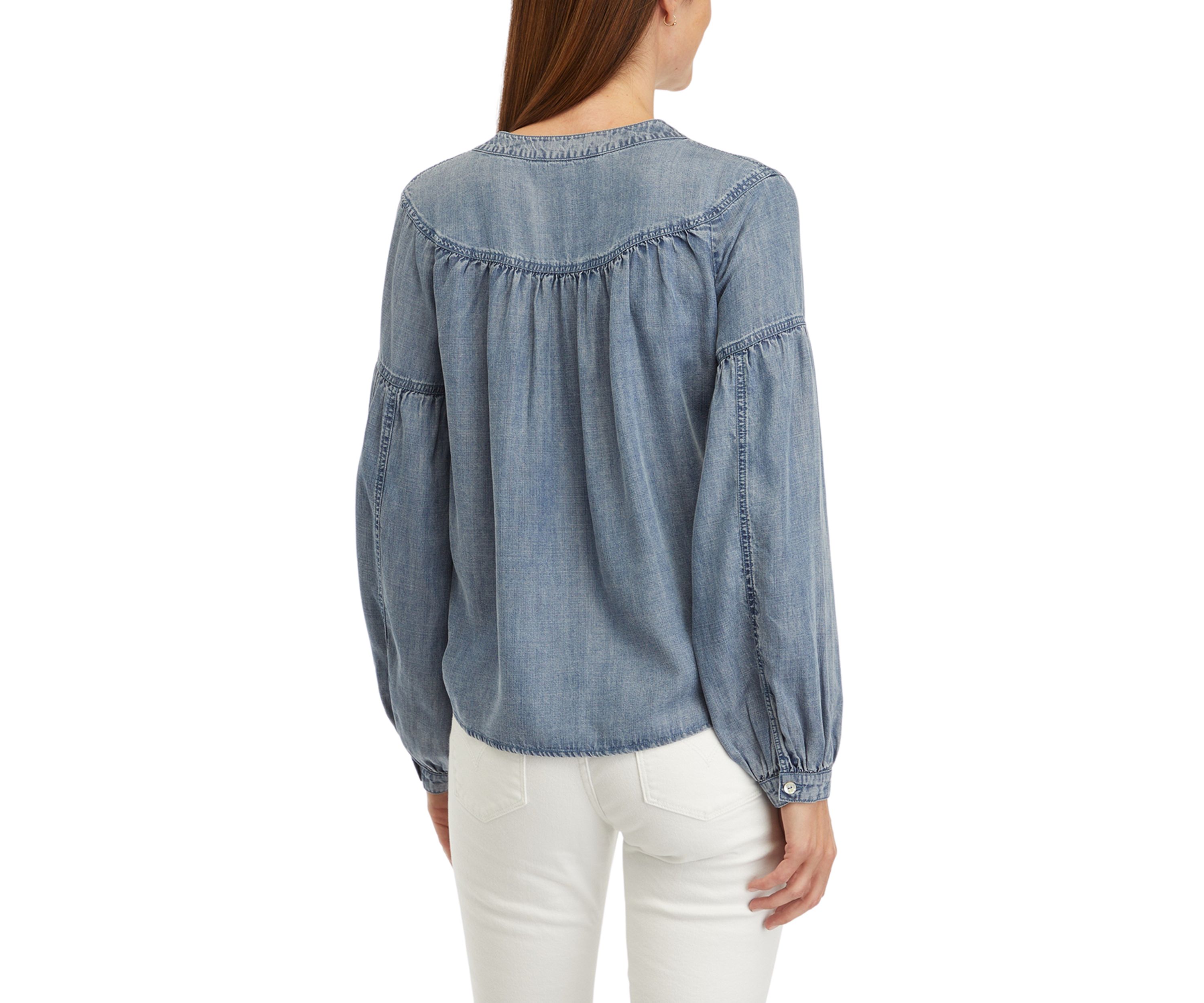 Womens Chambray Top 