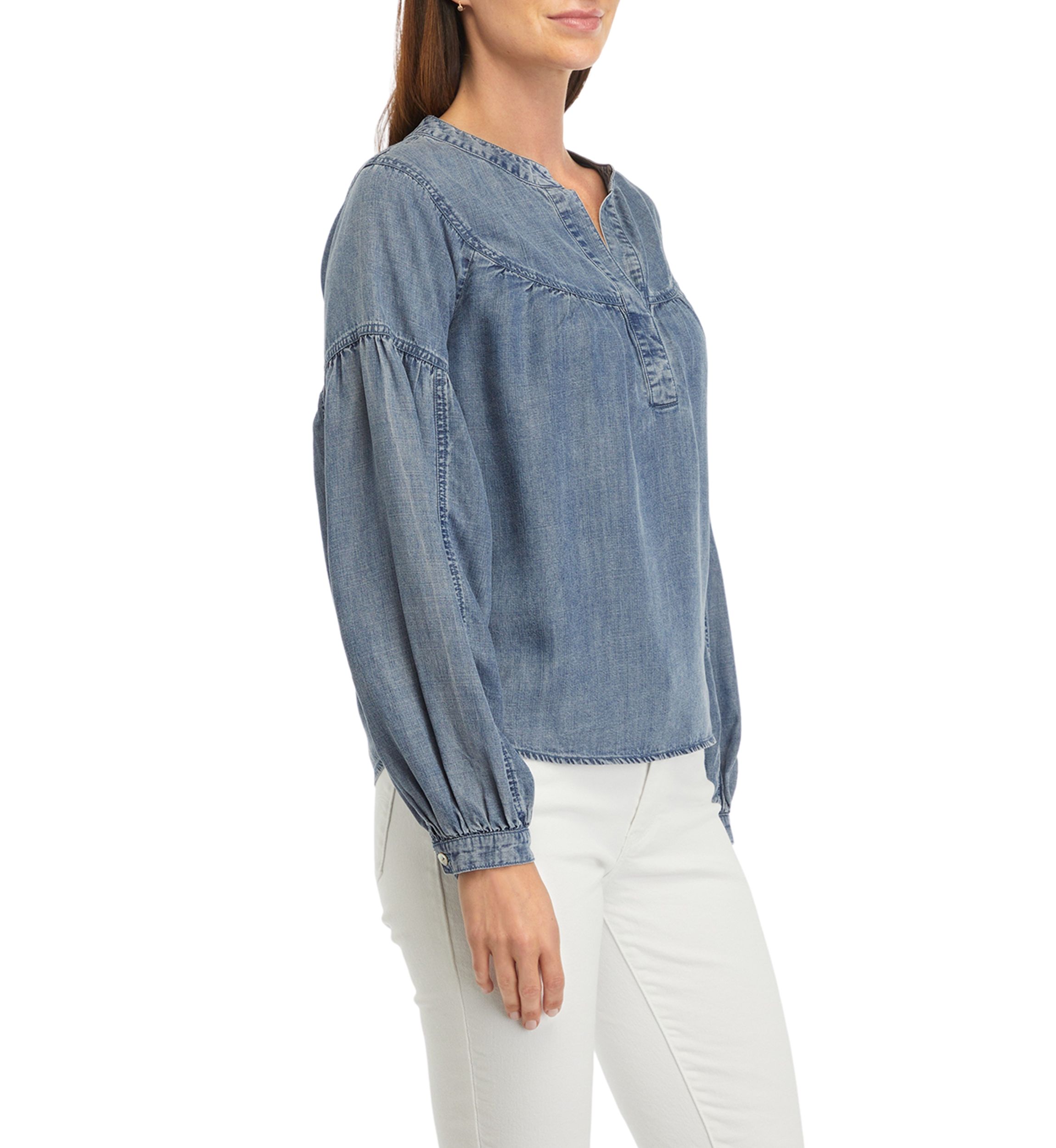 Womens Chambray Top 