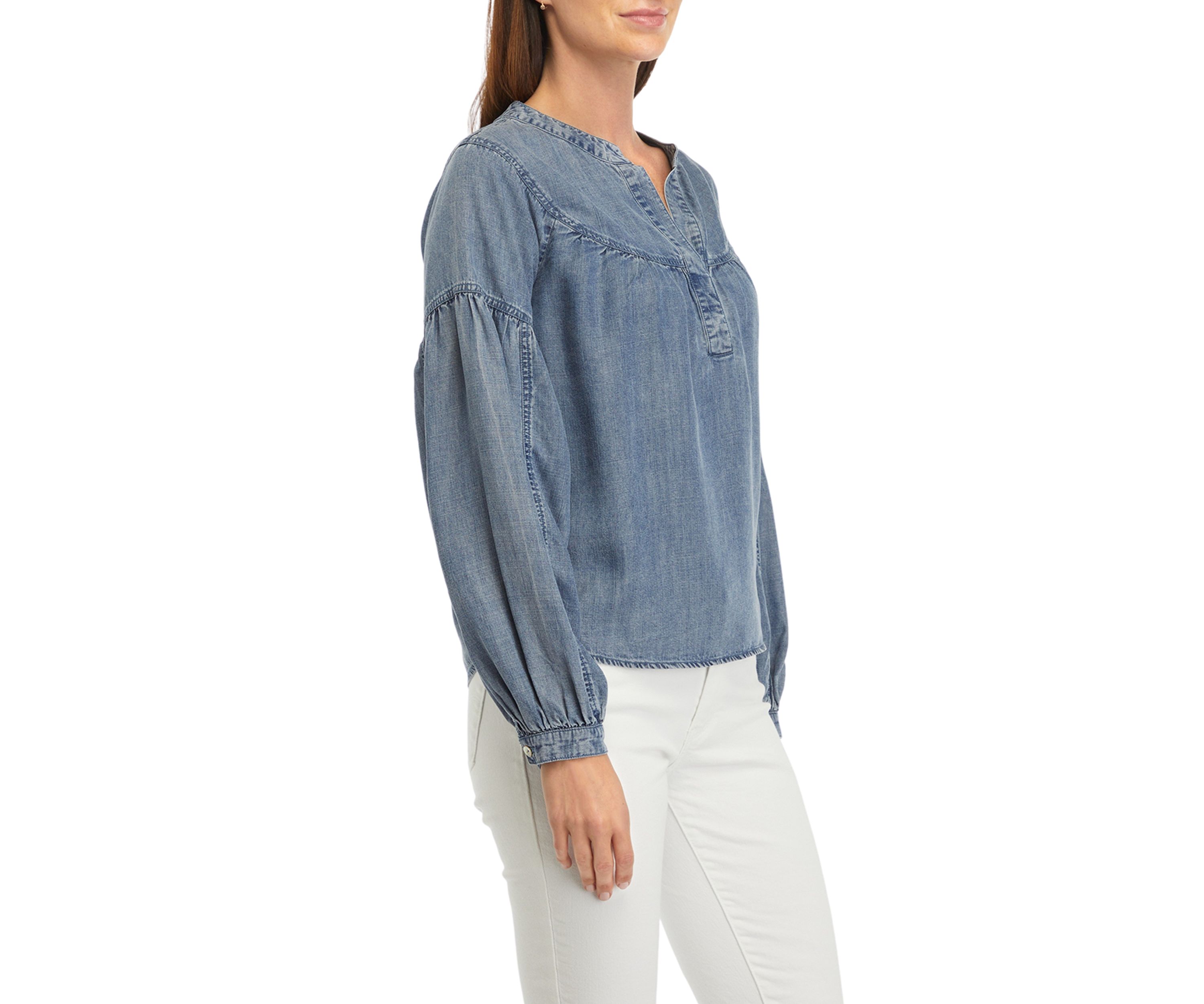 Womens Chambray Top 
