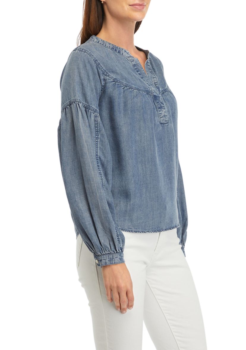 Womens Chambray Top 